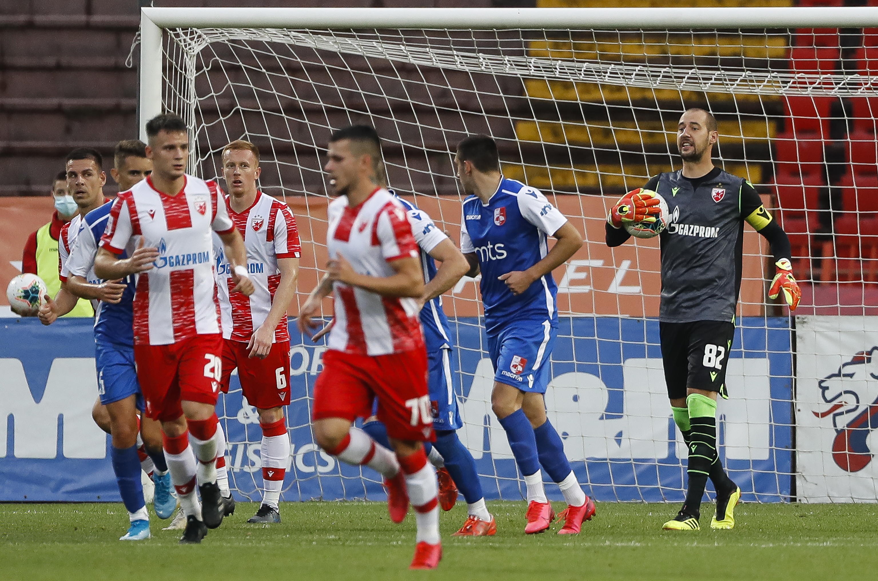 Fudbal-LingLong Super Liga season 2020-2021
FK Crvena Zvezda v Radnicki Nis
goalkeeper Milan Borjan (R)
Beograd, 05.08.2020.
foto: Srdjan Stevanovic/Starsportphoto ©