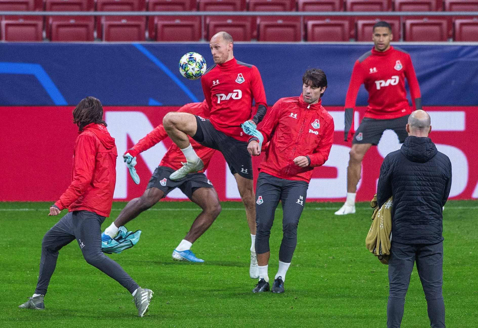 FC Lokomotiv Moscow training session