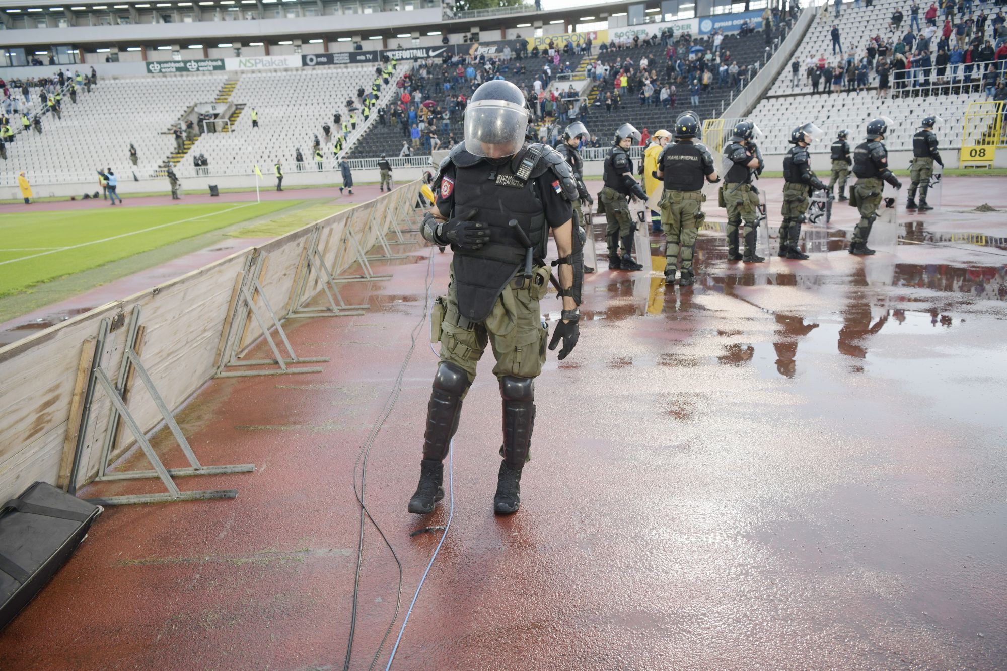 Beograd 10.06.2020. Derbi, policija, žandarmerija, Crvena Zvezda, Partizan Foto: Goran Srdanov/Nova.rs