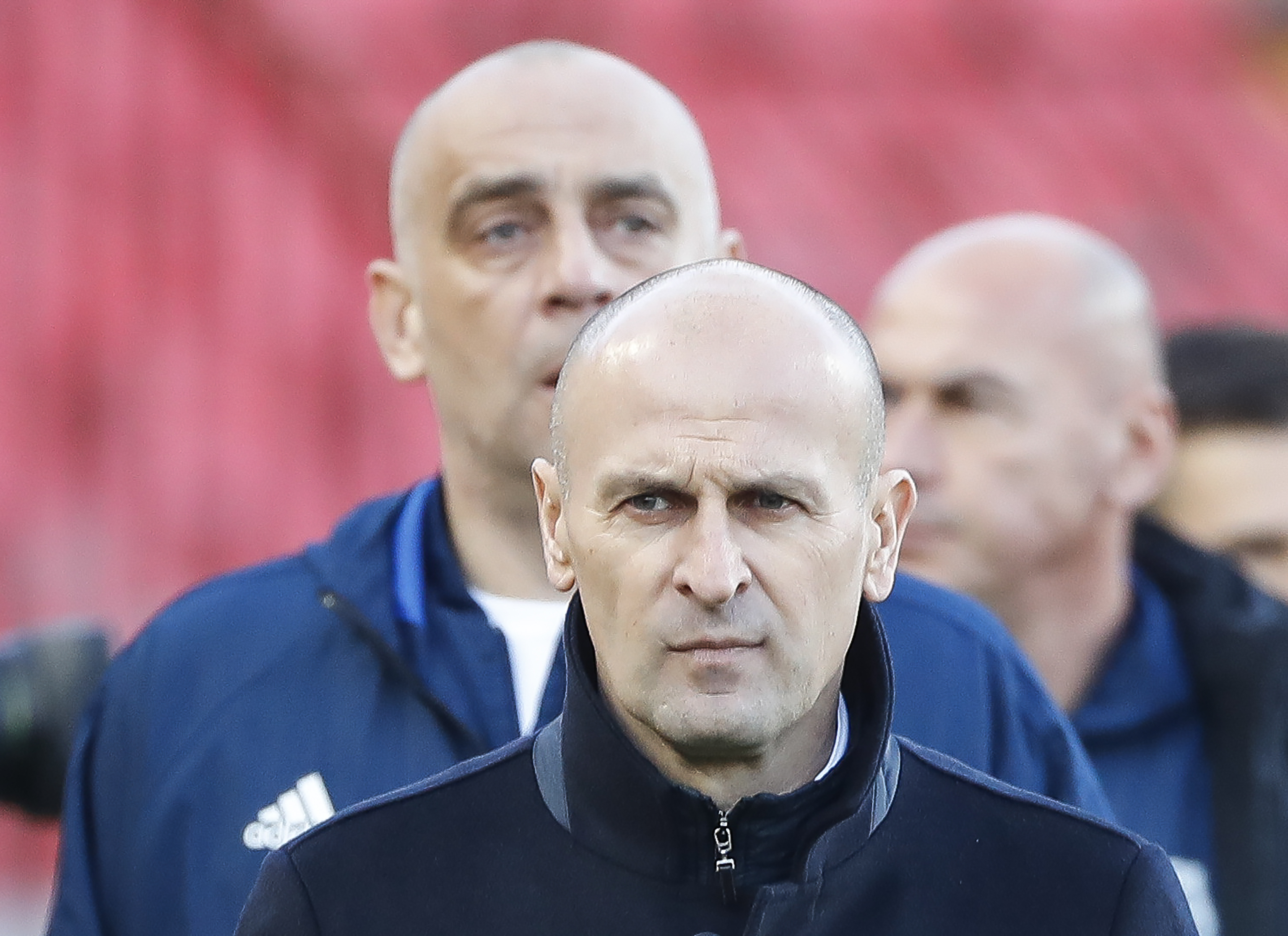 Fudbal Super League Season 2019-2020
Crvena Zvezda v Cukaricki
head coach Aleksandar Veselinovic (C)
Beograd, 15.12.2019.
foto: Srdjan Stevanovic/Starsportphoto ©
