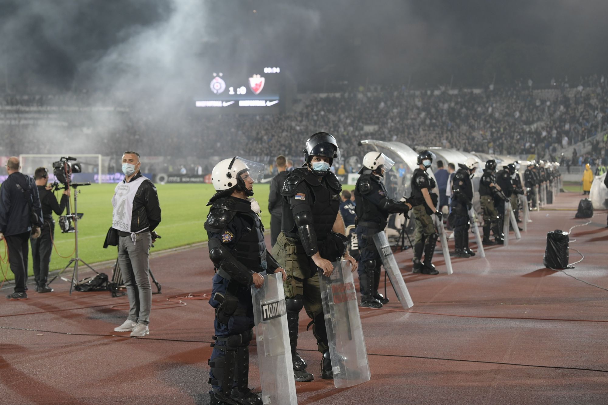 Beograd 10.06.2020. Derbi, Crvena Zvezda, Partizan, policija, žandarmerija Foto: Goran Srdanov/Nova.rs