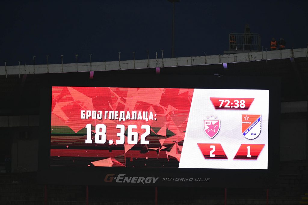 Beograd 20.06.2020. Crvena Zvezda, Proleter, utakmica, stadion Marakana, stadion Rajko Mitić Foto: Goran Srdanov/Nova.rs