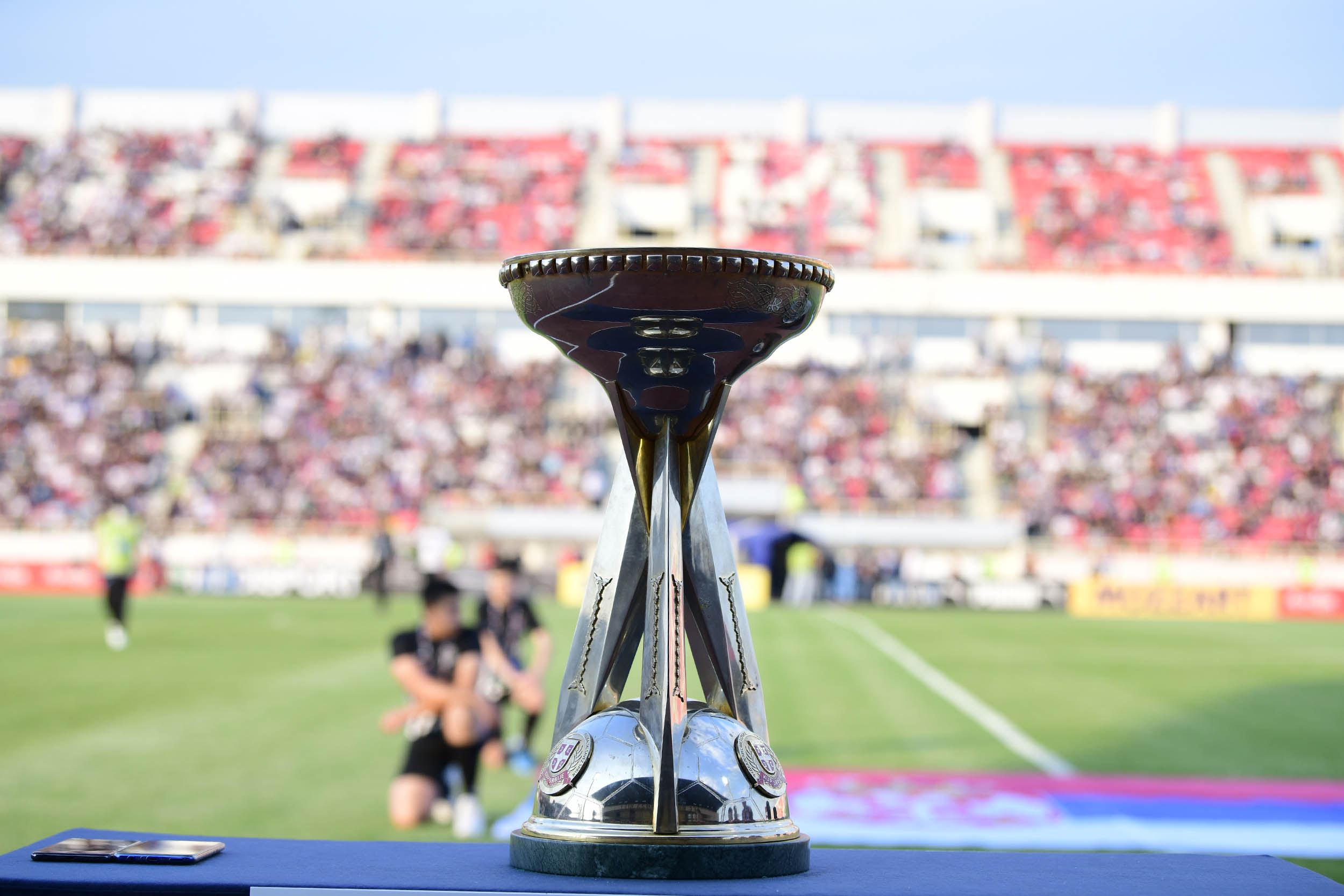 Nis 24. jun 2020. Finale Kupa Srbije Vojvodina Partizan pehar Foto:Goran Srdanov/Nova.rs