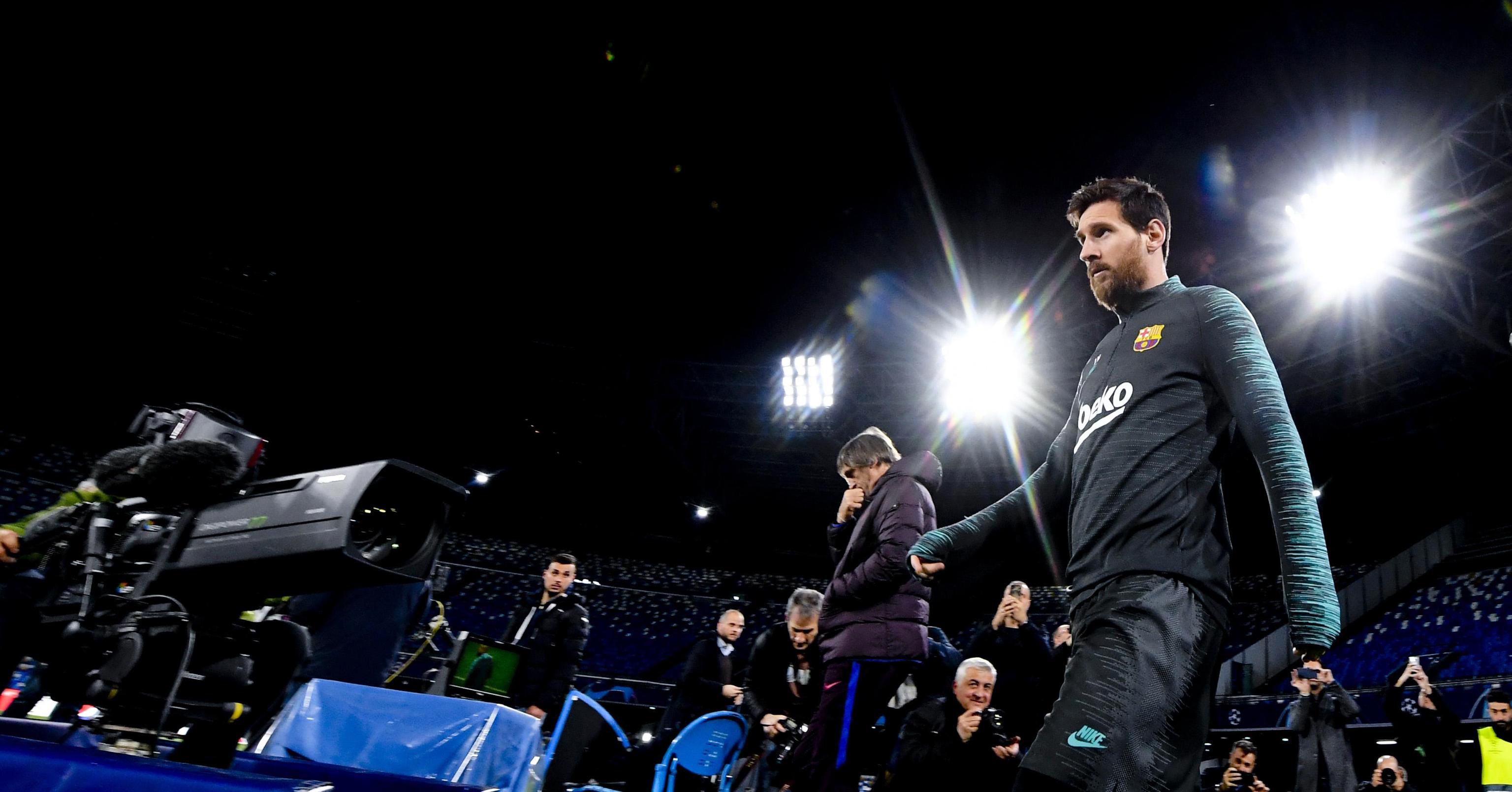 Barcelona's traing session