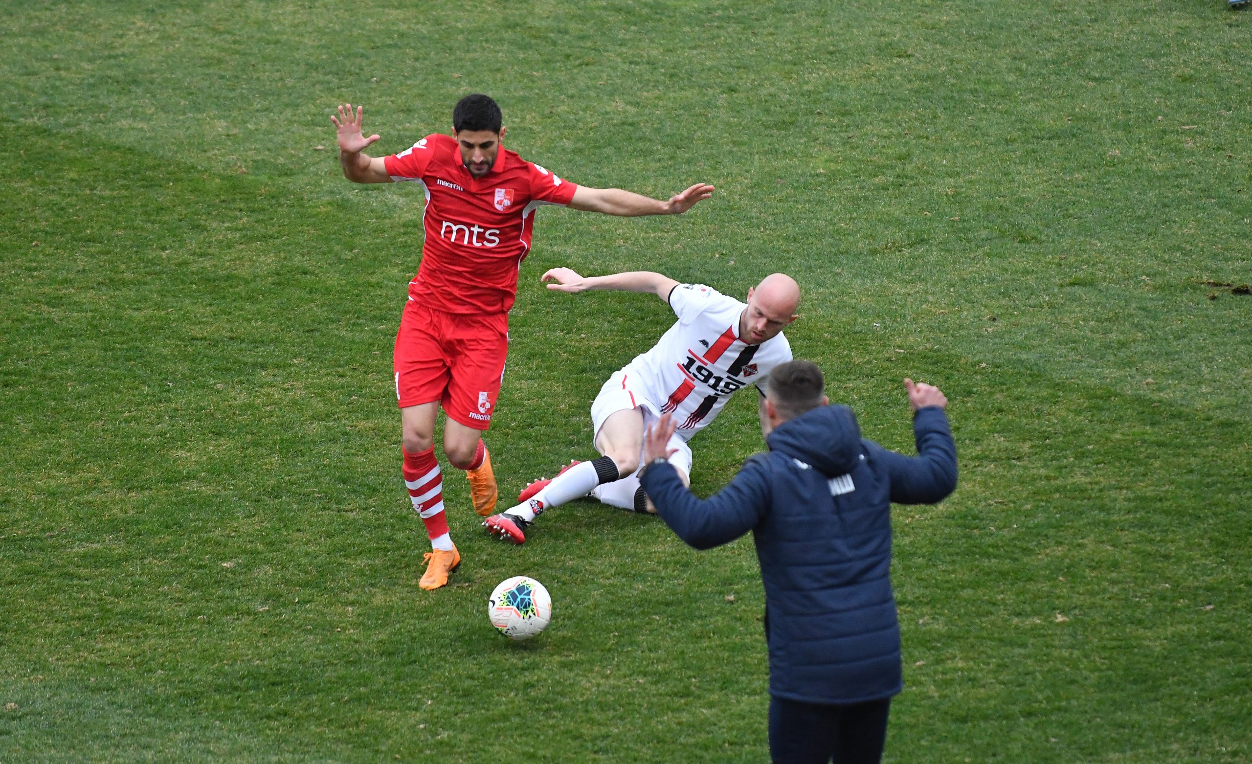 mart  14. .2019. Lazar Djordjevic, Branko Mihajlovic Nis, Srbija, Radnicki Nis, Super liga Srbije Macva (credit image &amp; photo: Vanja Keser/ STARSPORT)