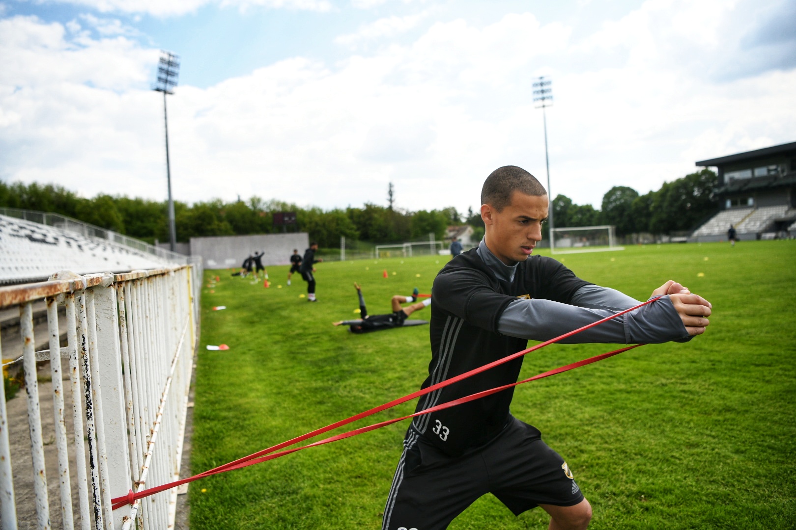 Beograd 04.05.2020. Prvi trening, fudbalski klub Čukarički, FK Čukarički, stadion Foto: Vesna Lalić/Nova.rs