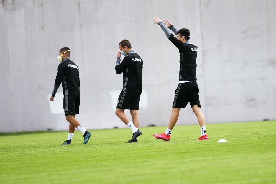 Beograd 04.05.2020. Prvi trening, fudbalski klub Čukarički, FK Čukarički, stadion Foto: Vesna Lalić/Nova.rs