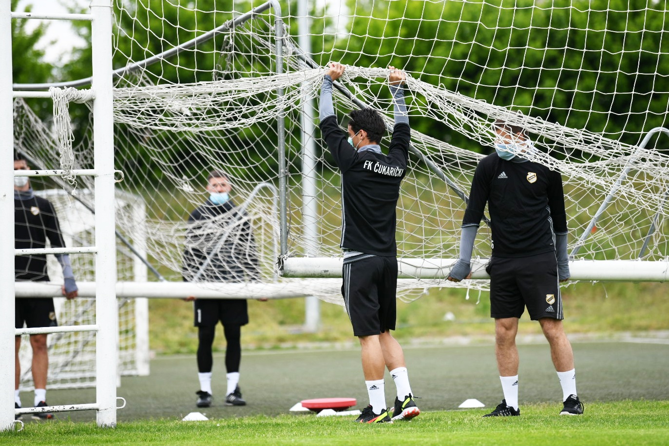 Beograd 04.05.2020. Prvi trening, fudbalski klub Čukarički, FK Čukarički, stadion Foto: Vesna Lalić/Nova.rs