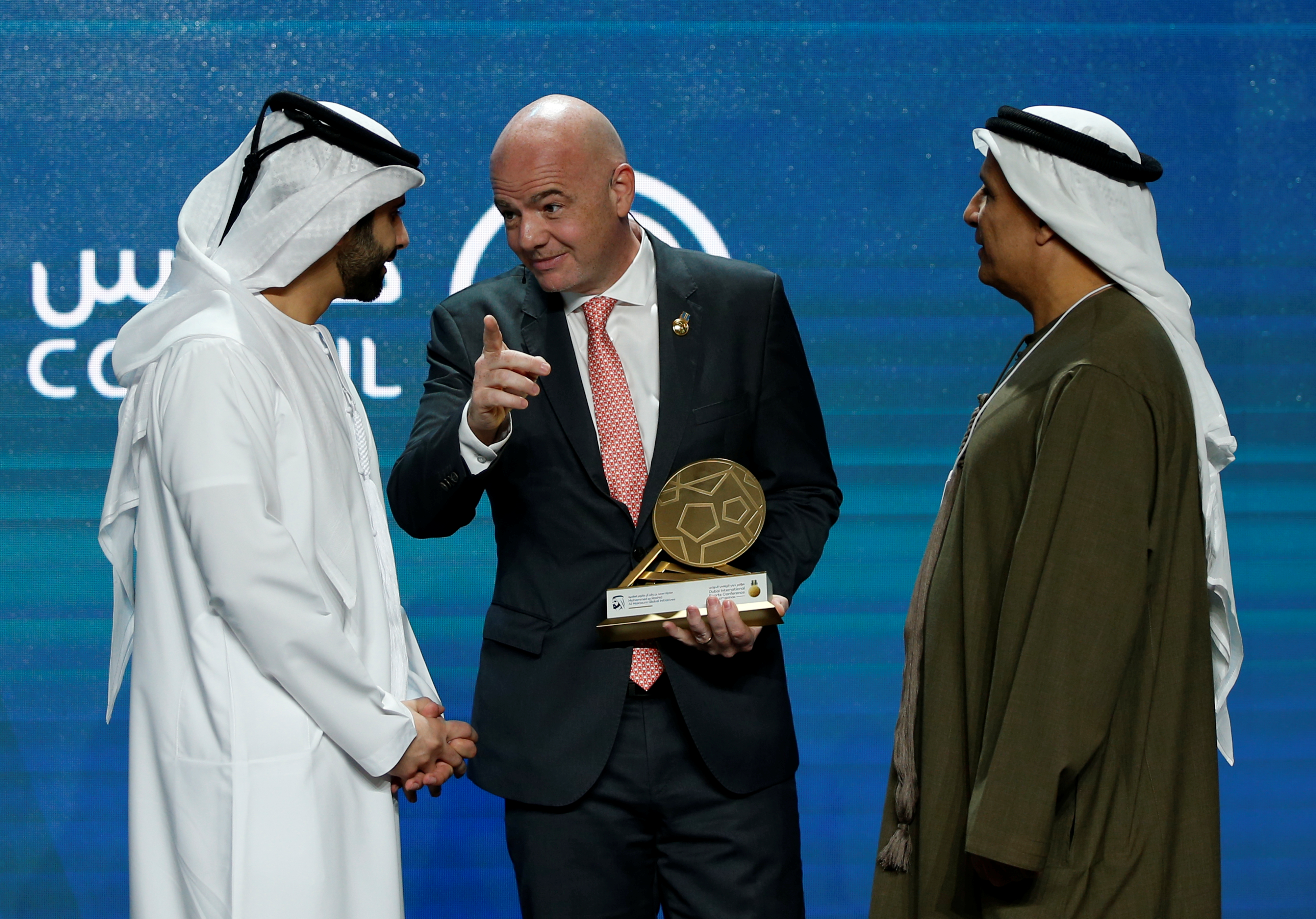Bin Zajed i Infantino, Foto: EPA-EFE/ALI HAIDER