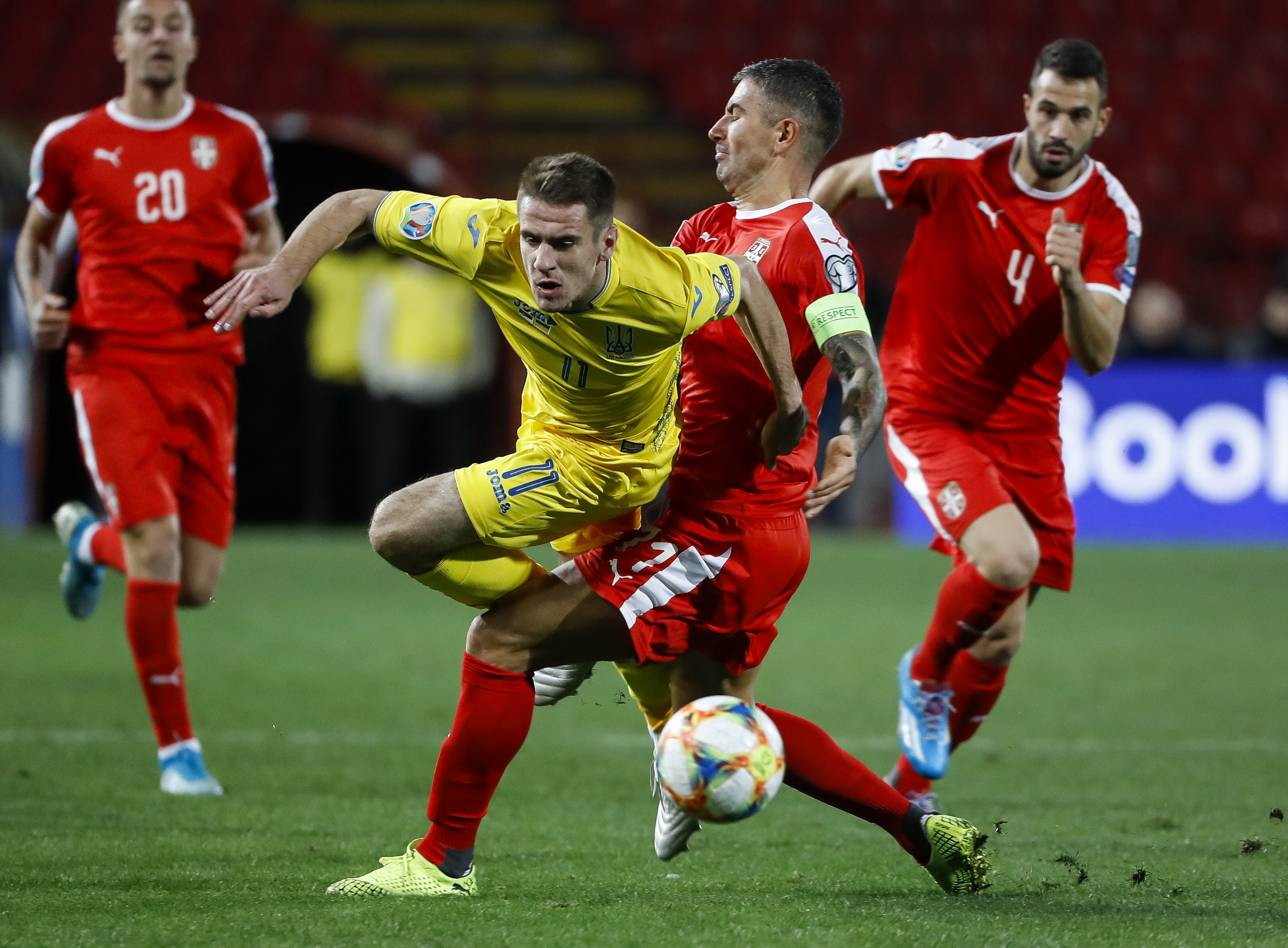 Serbia v Ukraine - UEFA Euro 2020 Qualifier