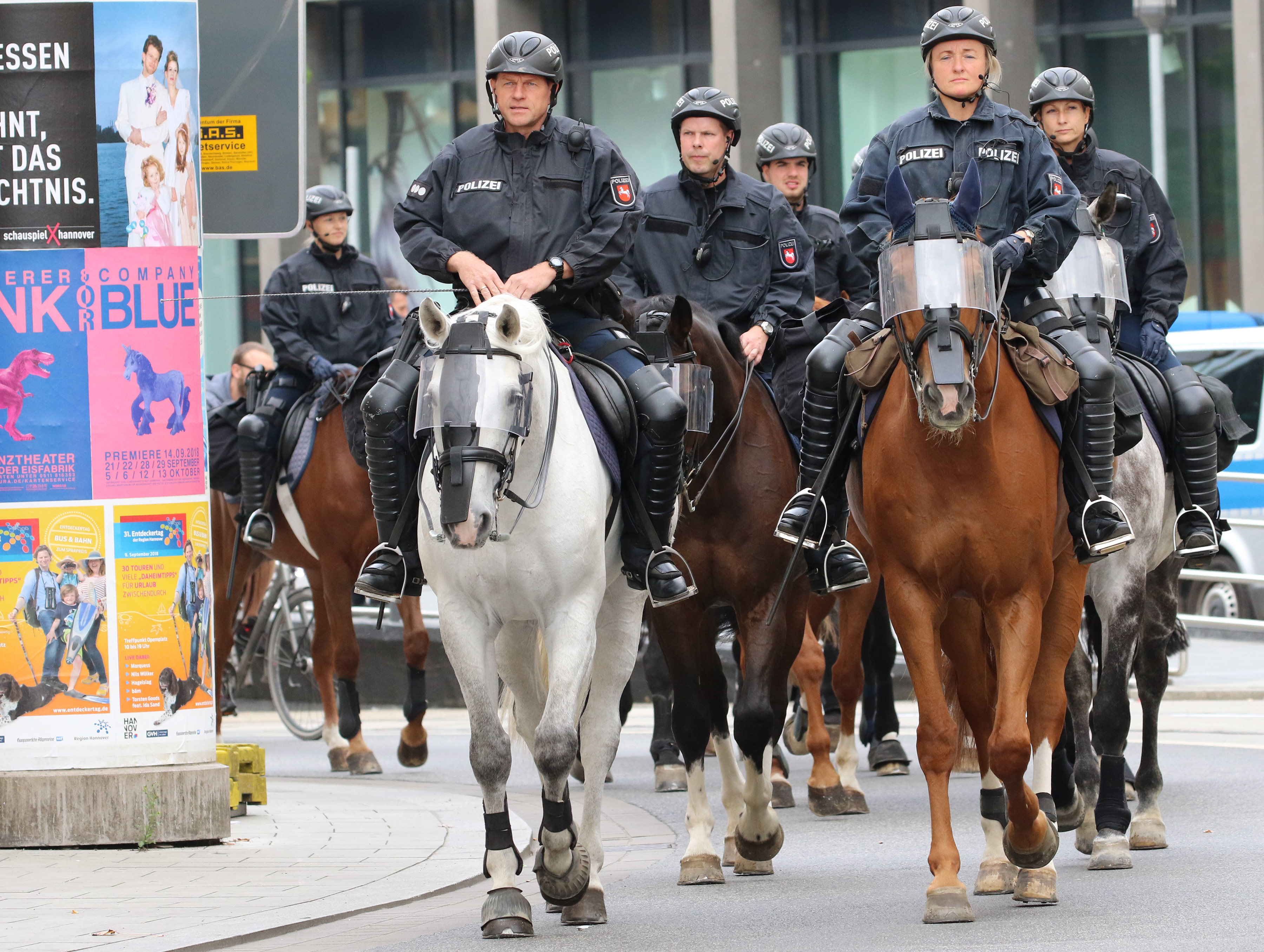 Protest against new police law in Lower Saxony