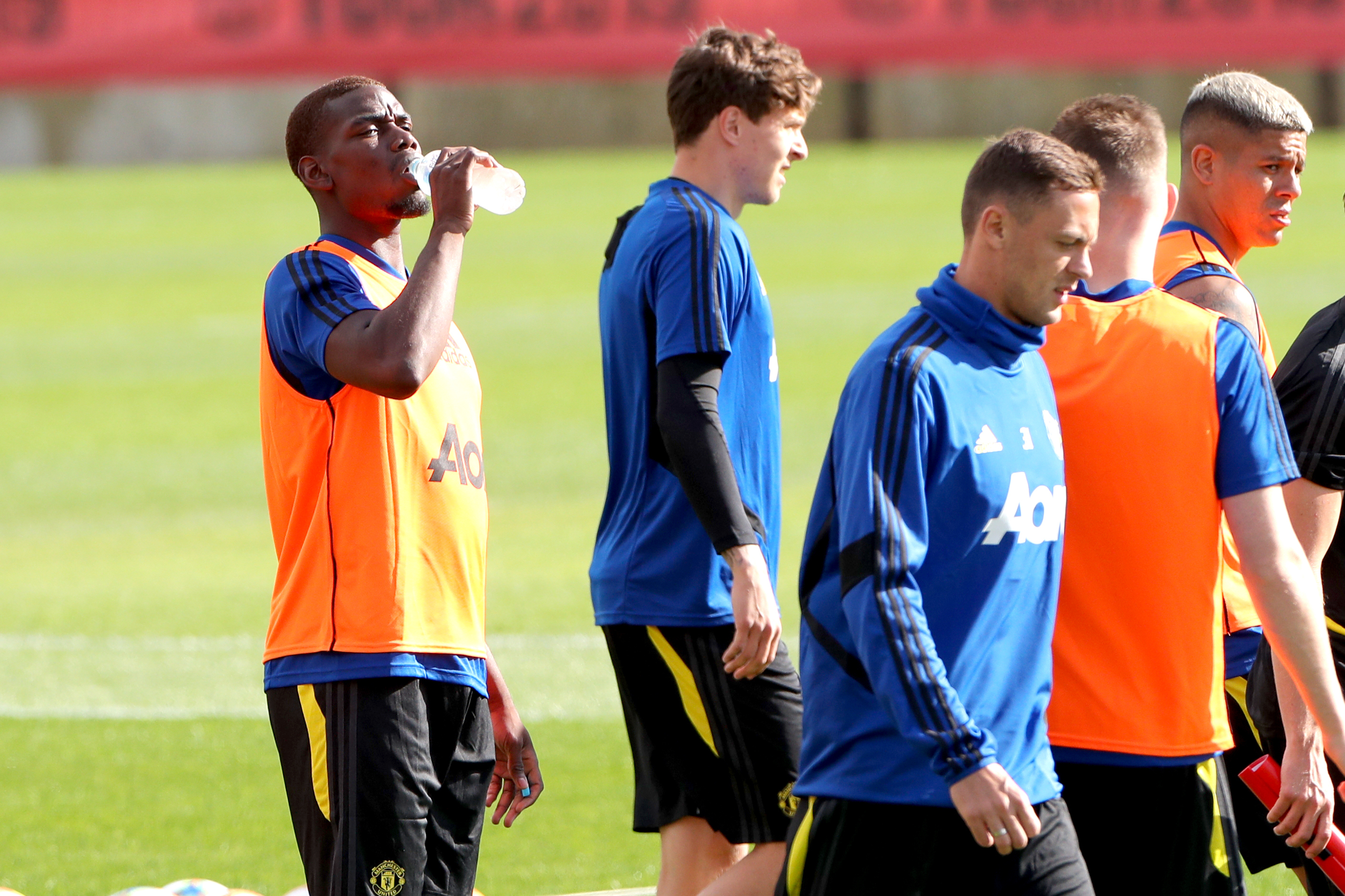 Mančester junajted trening, Foto: EPA-EFE/RICHARD WAINWRIGHT