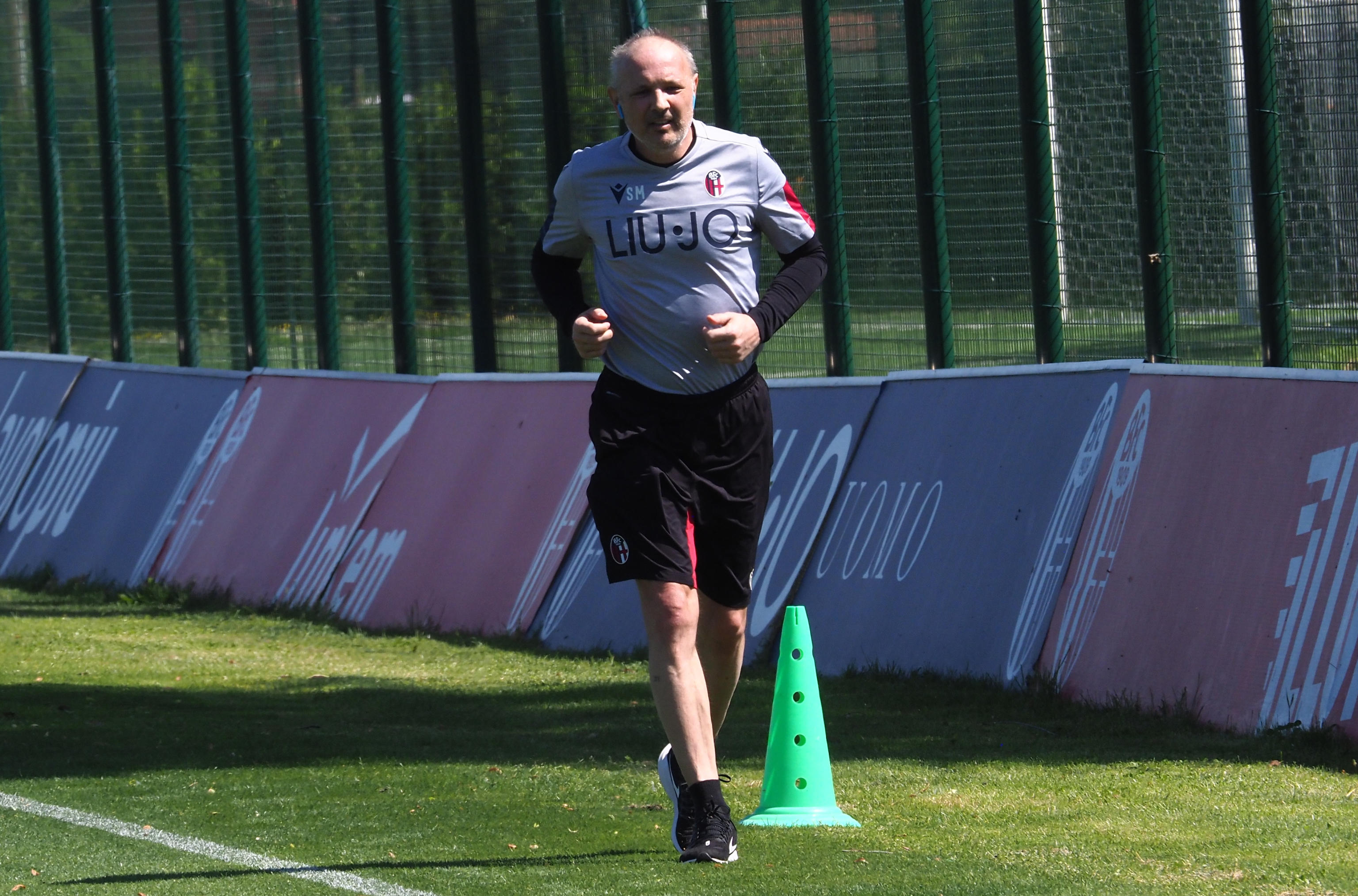 FC Bologna head coach Sinisa Mihajlovic training