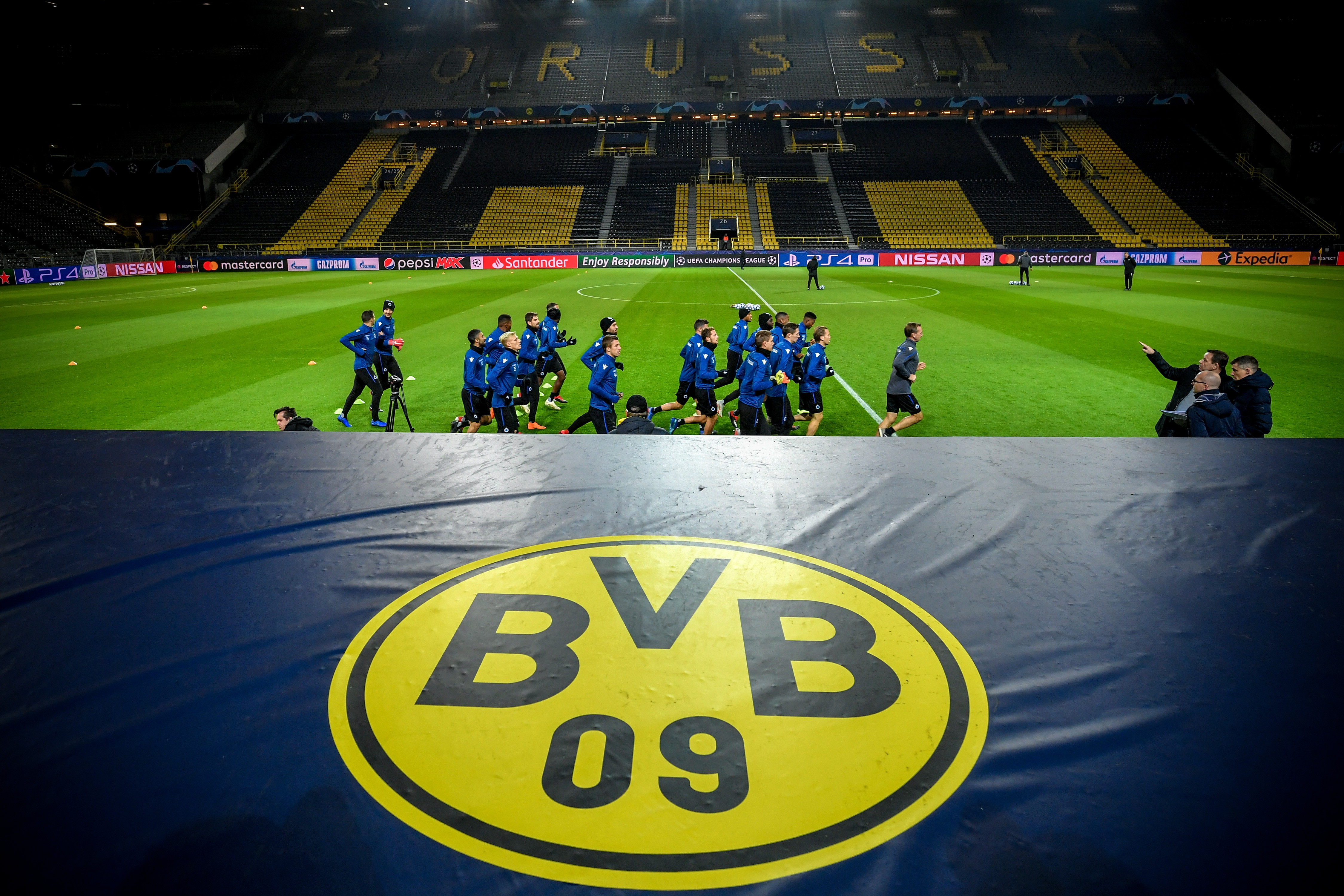 Club Brugge training session