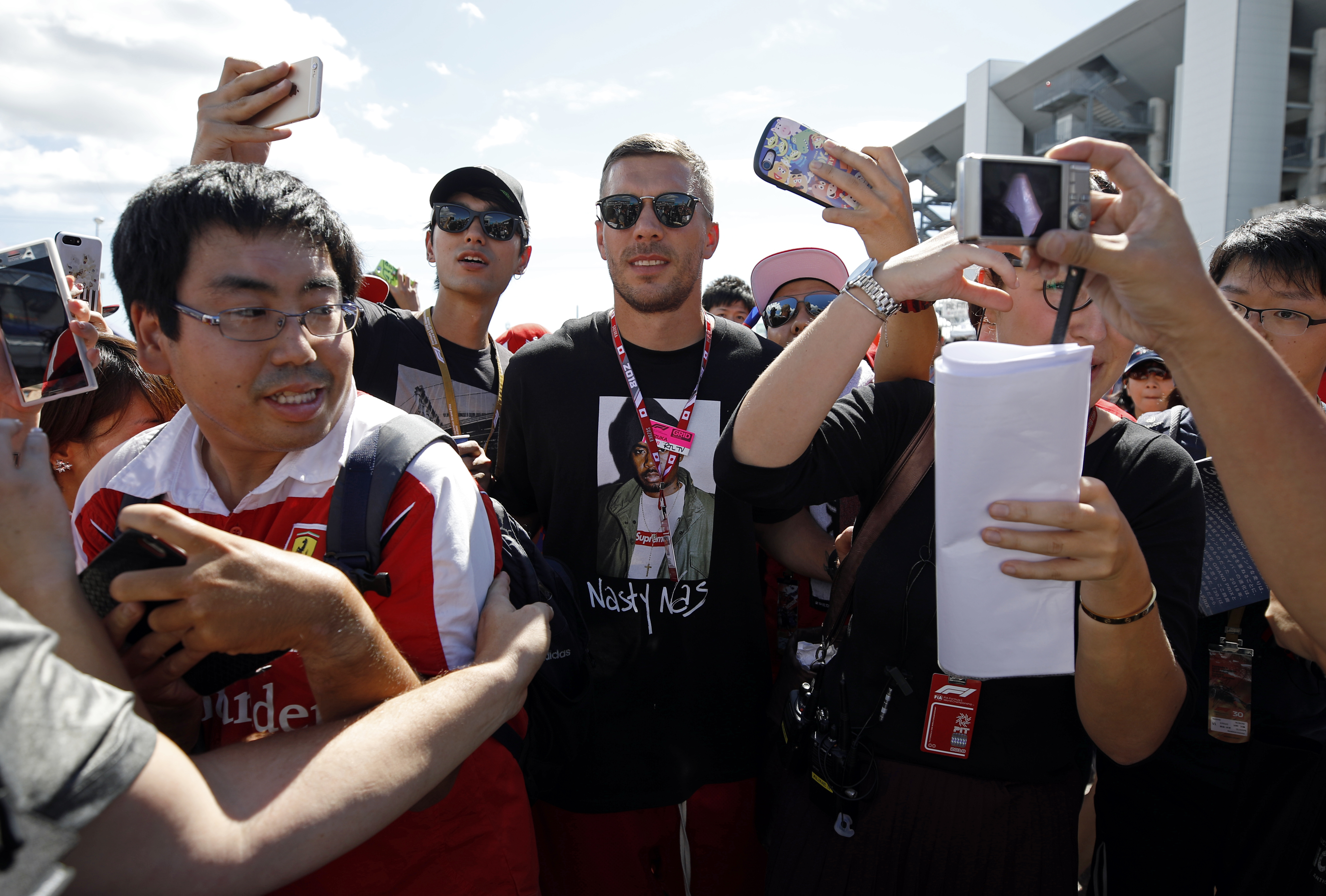 Podolski, Foto: EPA-EFE/FRANCK ROBICHON
