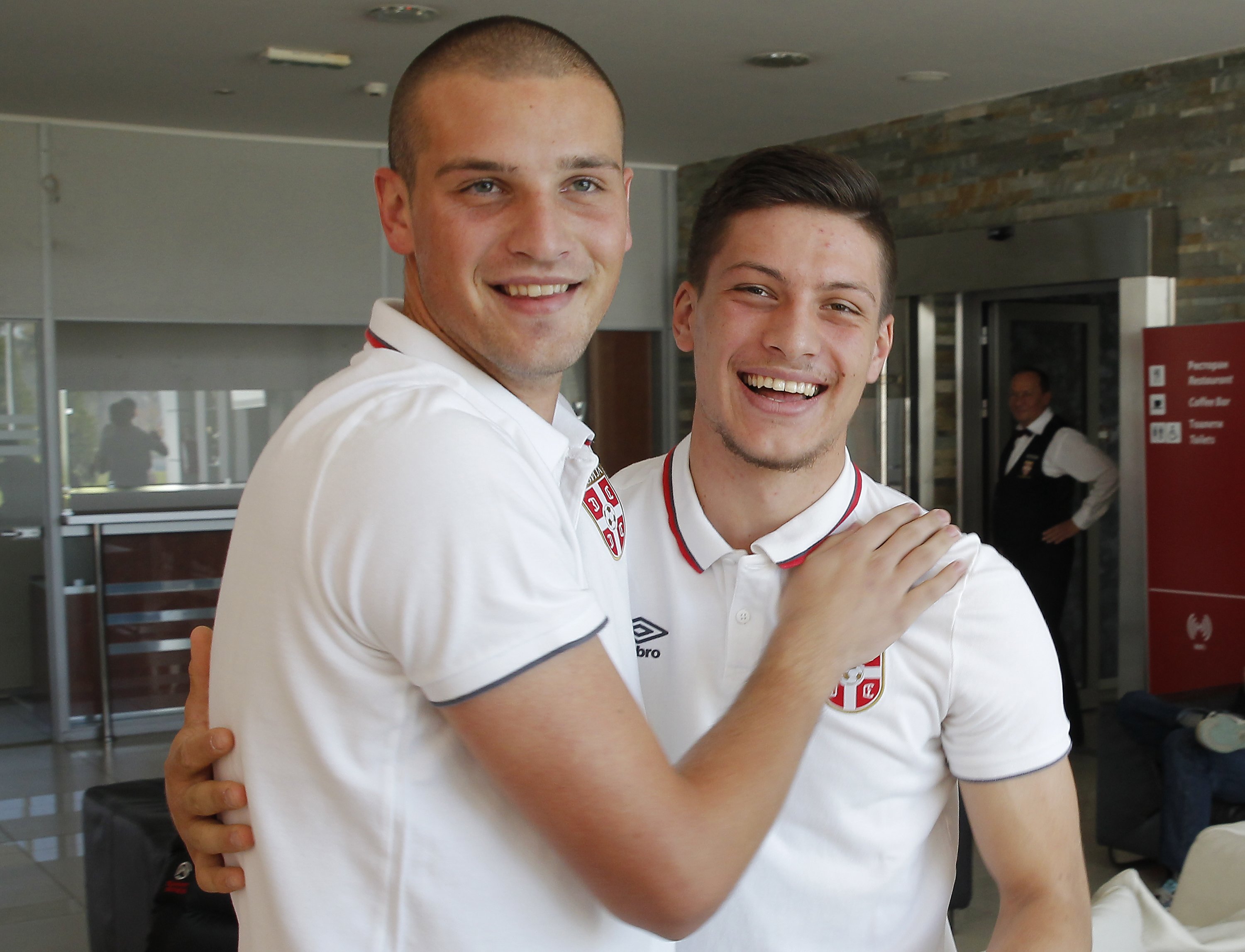 Fudbal Soccer U21
Okupljanje omladinske U21 reprezentacije pred kvalifikacioni mec protiv Italy za Evropsko prvenstvo
Predrag Rajkovic and Luka Jovic
Stara Pazova, 09.11.2015.
foto: Srdjan Stevanovic/Starsportphoto ©