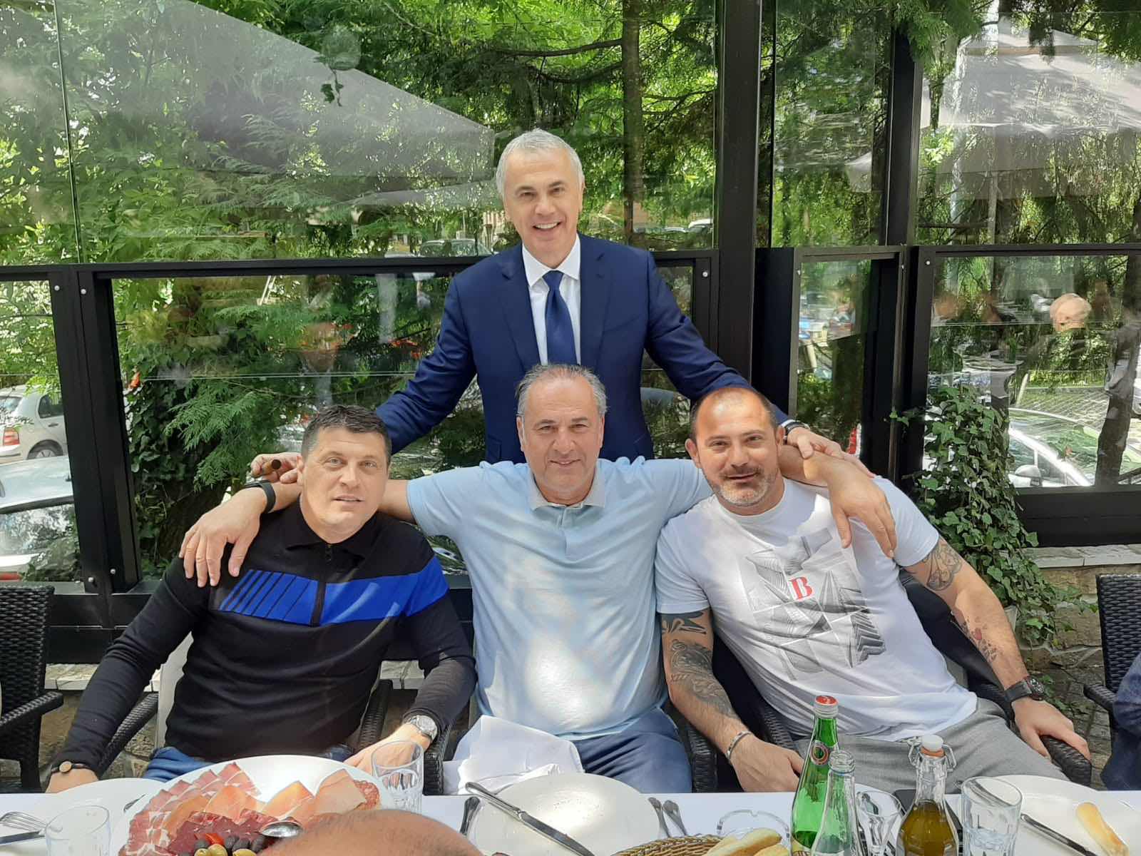 Zvezdan Terzić, Vladan Milojević, Dejan Stanković, Grof Božović
Foto: FK Crvena zvezda