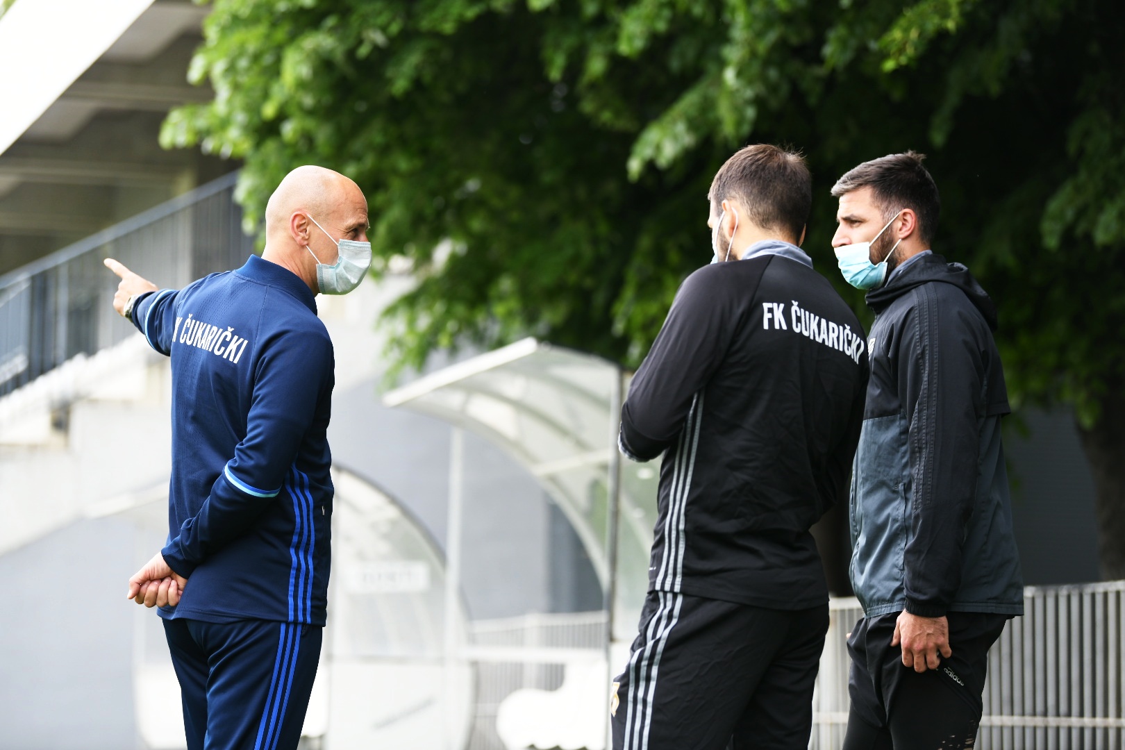 Beograd 04.05.2020. Prvi trening, fudbalski klub Čukarički, FK Čukarički, stadion Foto: Vesna Lalić/Nova.rs