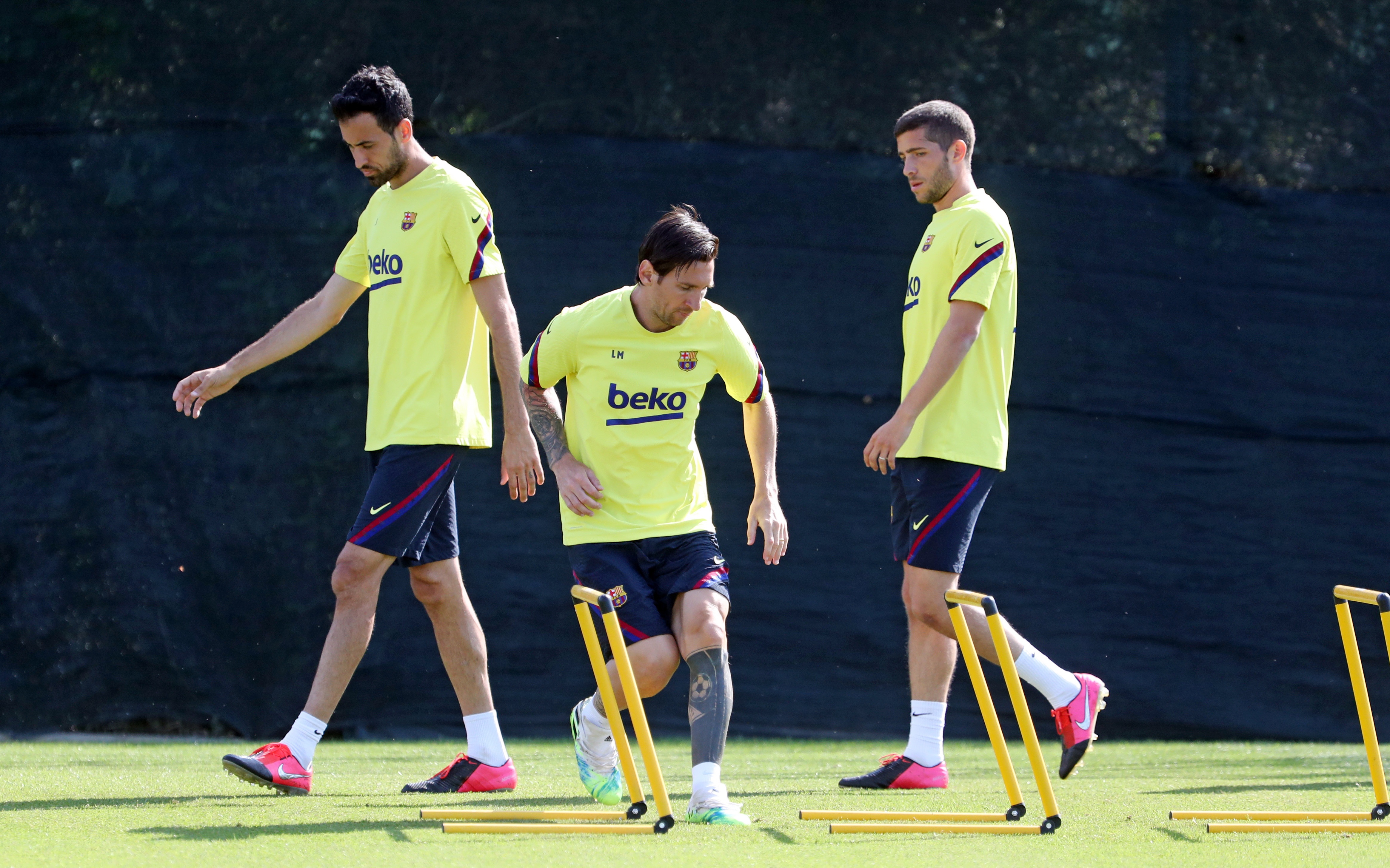 FC Barcelona training session