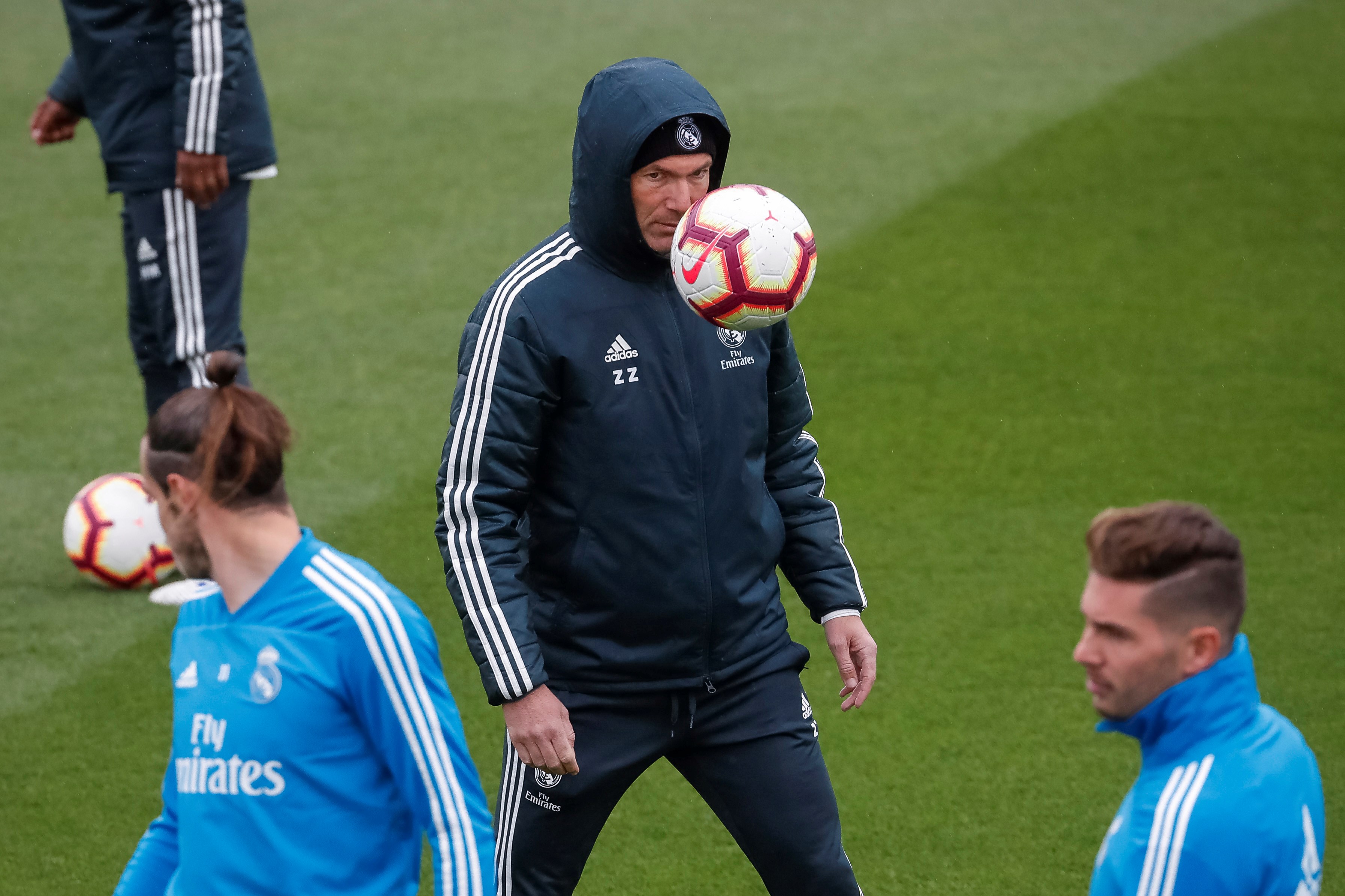 Real Madrid's training session