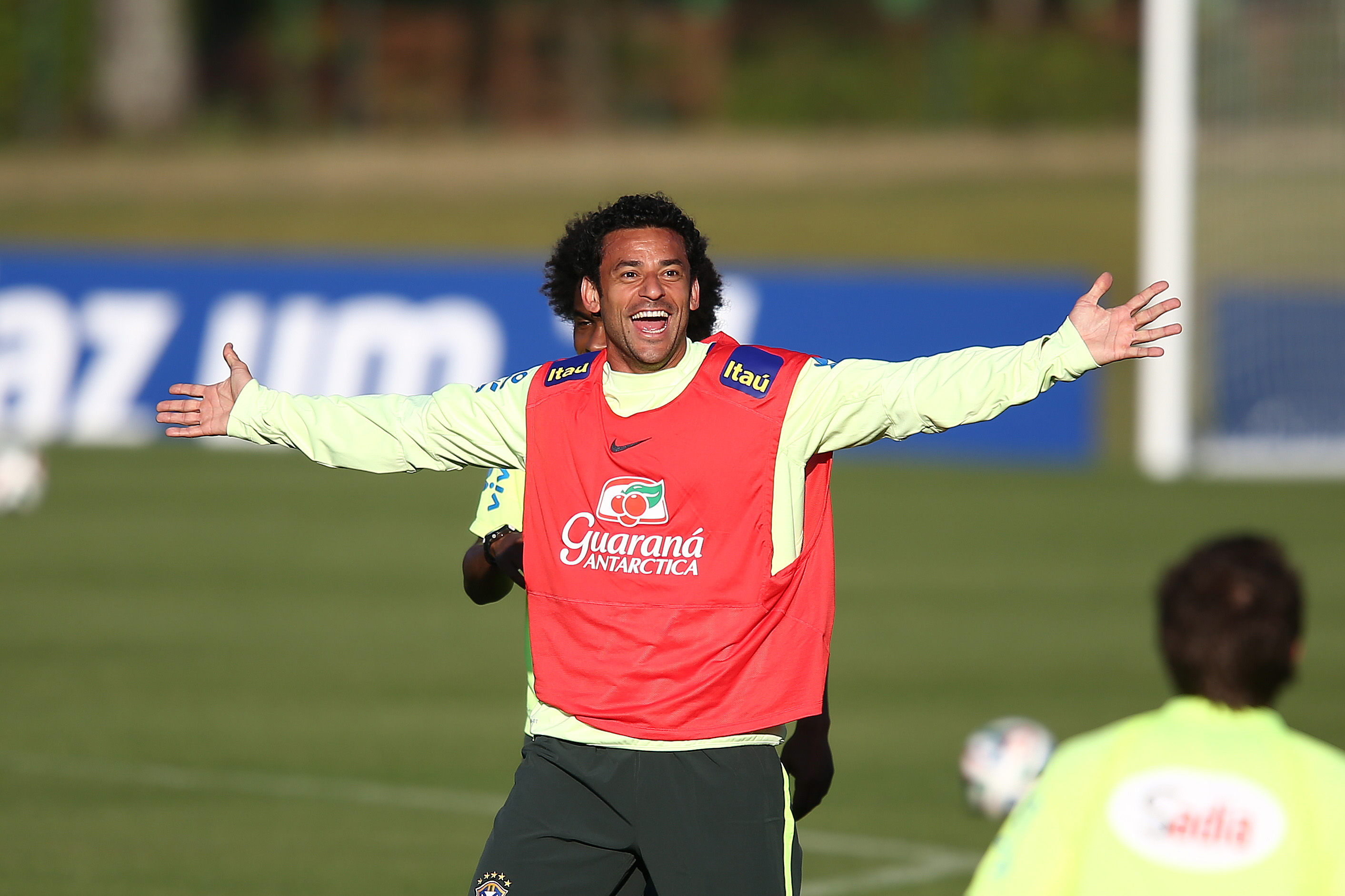 epa04239998 Brazilian national soccer team´s player Fred during a training session at Granja Comary, in Teresopolis, Rio de Janeiro, Brazil, 04 June 2014.  EPA/Marcelo Sayao