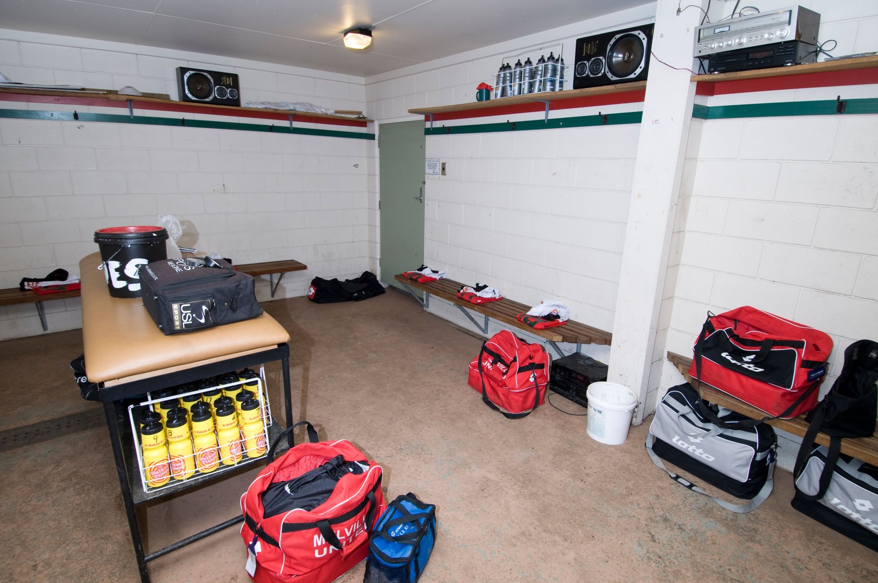 soccer changing room