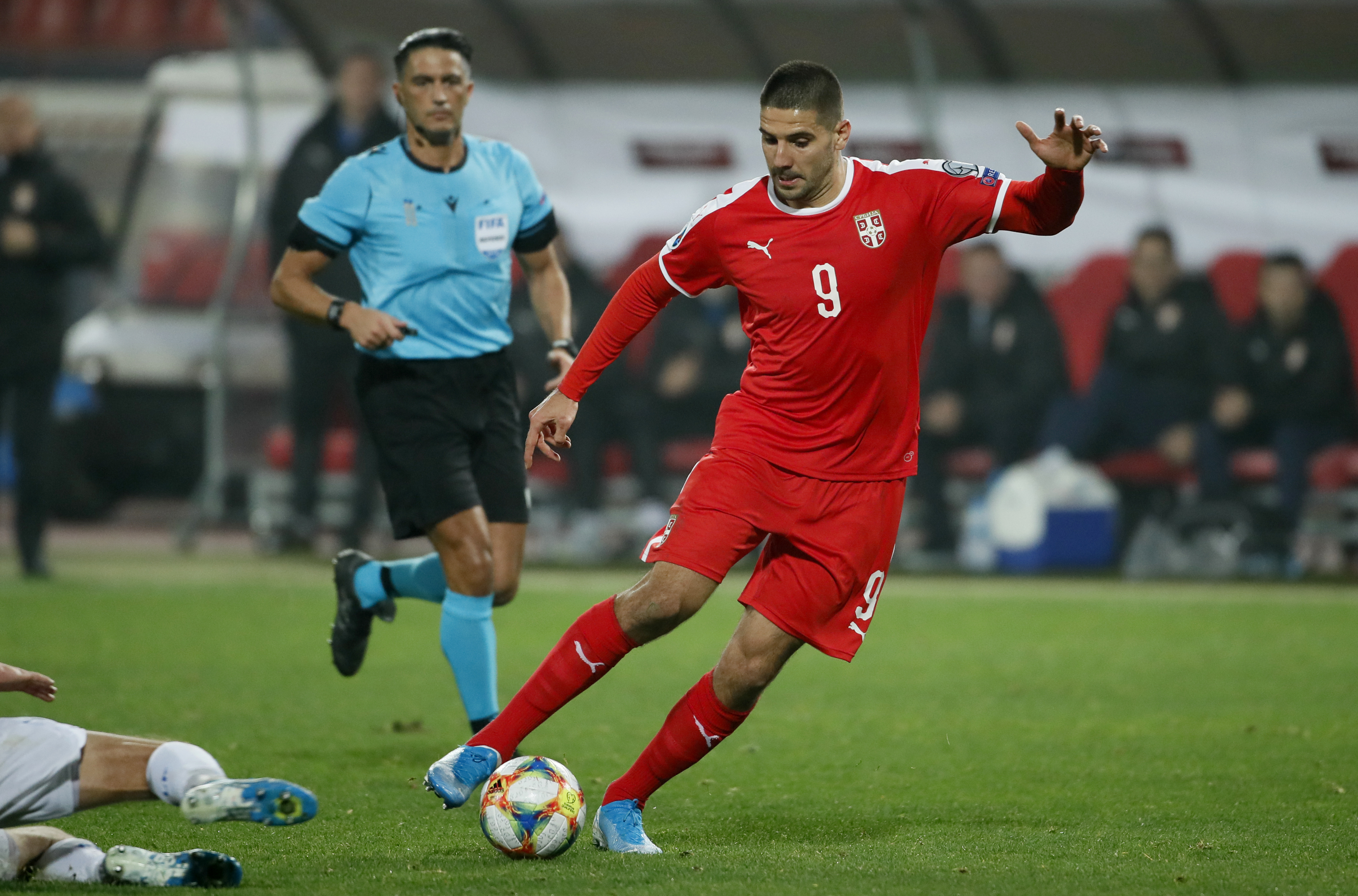 Aleksandar Mitrovic Serbia - Luxembourg UEFA kvalifikacije za EURO 2020 15.11.2019. Novembar 15.  Beograd, Srbija  (credit image &amp; photo: Pedja Milosavljevic/STARSPORT)