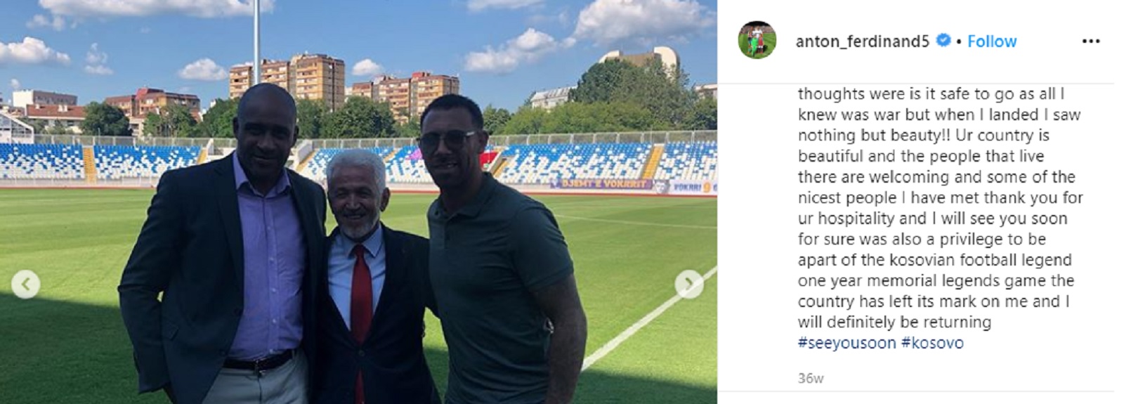 Screenshot / Instagram / anton_ferdinand5