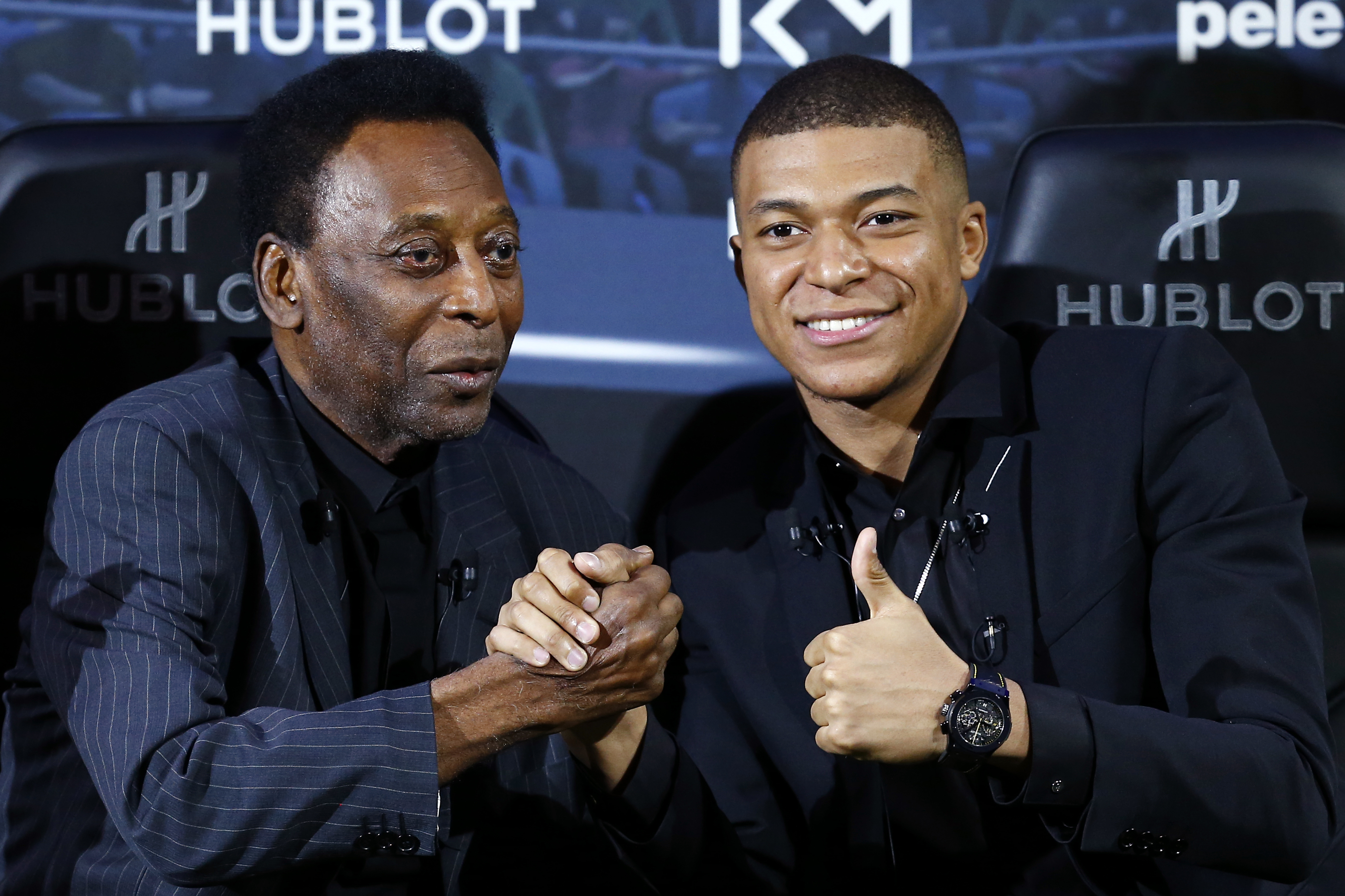 Mbappe and Pele meet in Paris