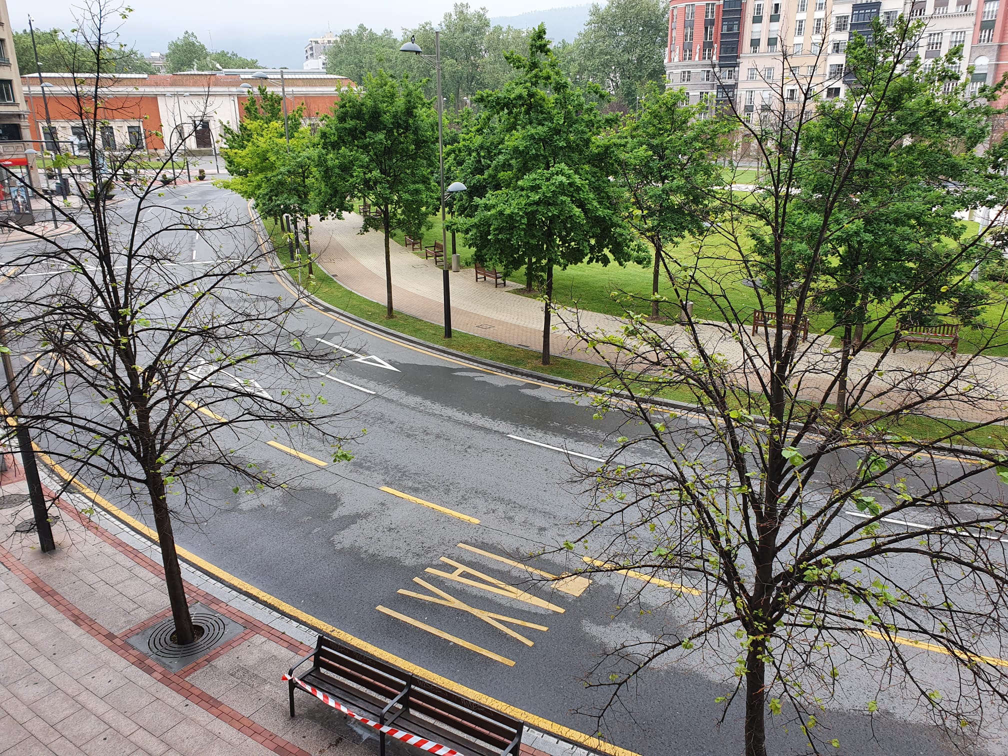 Pogled s Dmitrovićevog prozora u Bilbau: Foto Privatna arhiva