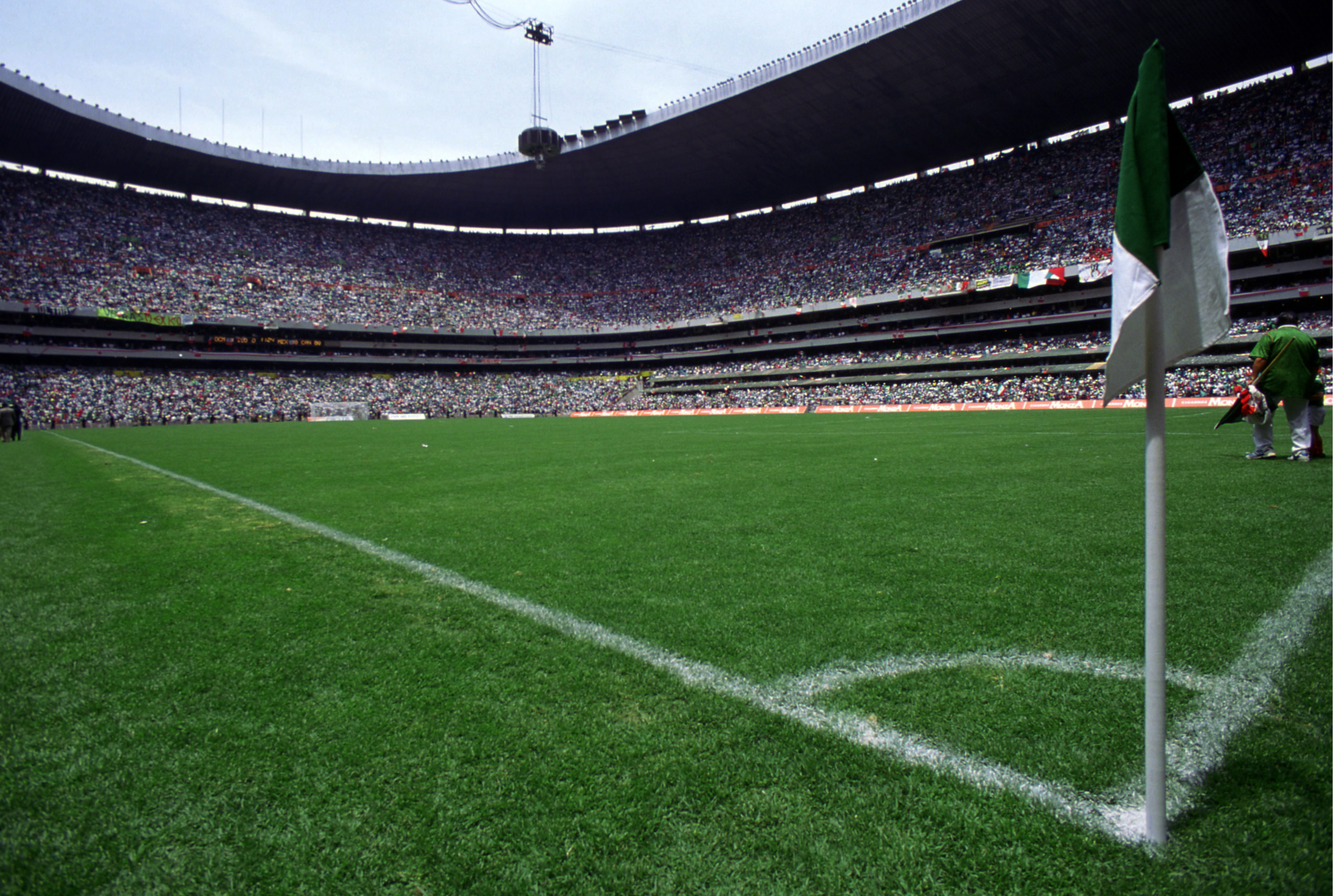 General view of The Azteca Stadium