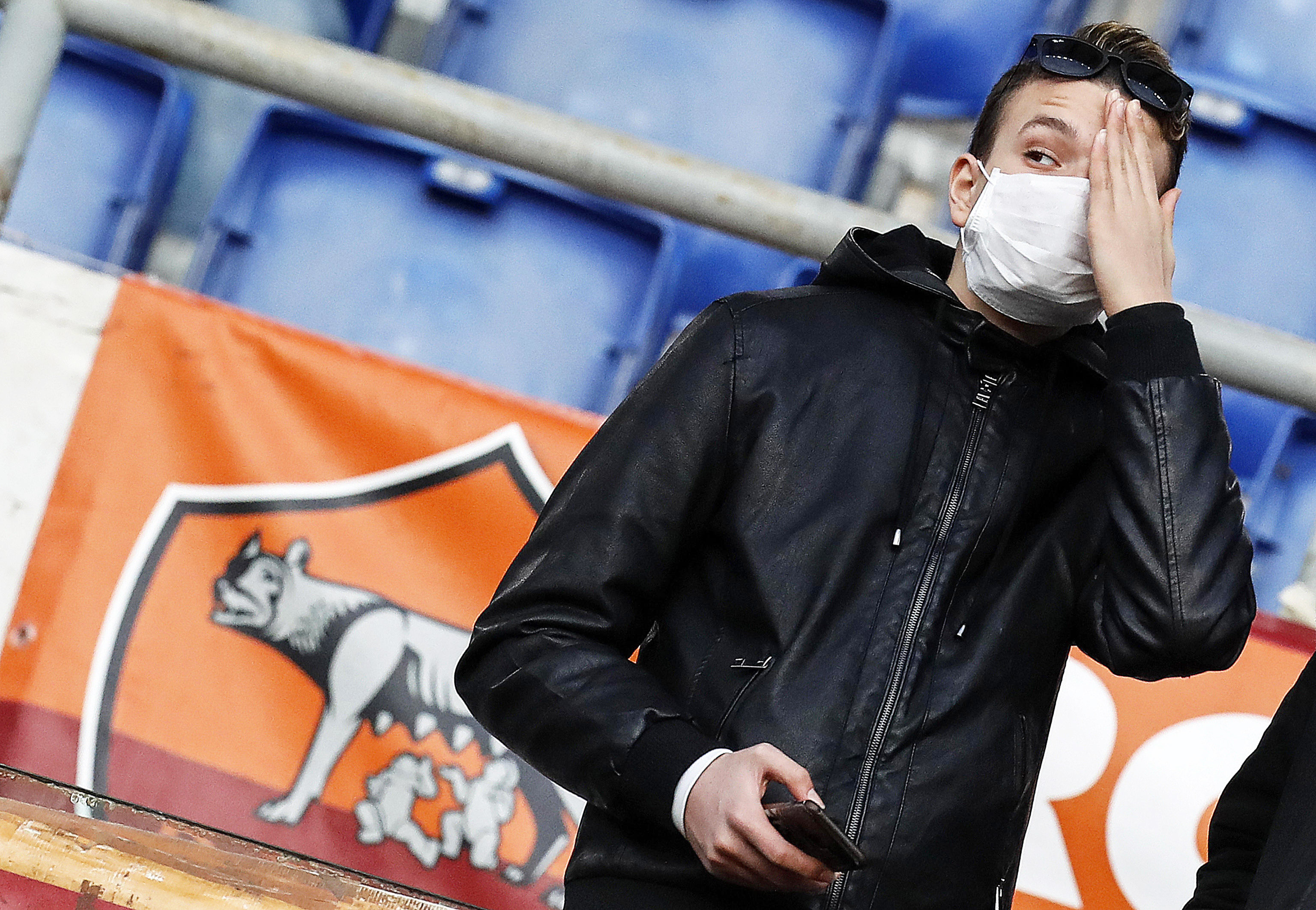 Serija A navijač koronavirus, Foto: EPA-EFE/RICCARDO ANTIMIANI