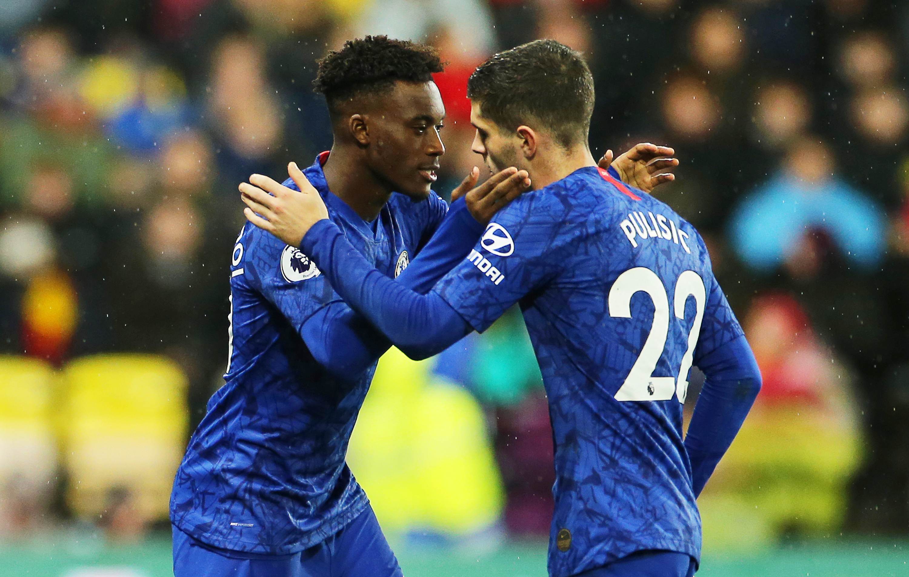 Čelsi Odoi i Pulišić, Foto: EPA-EFE/ISABEL INFANTES