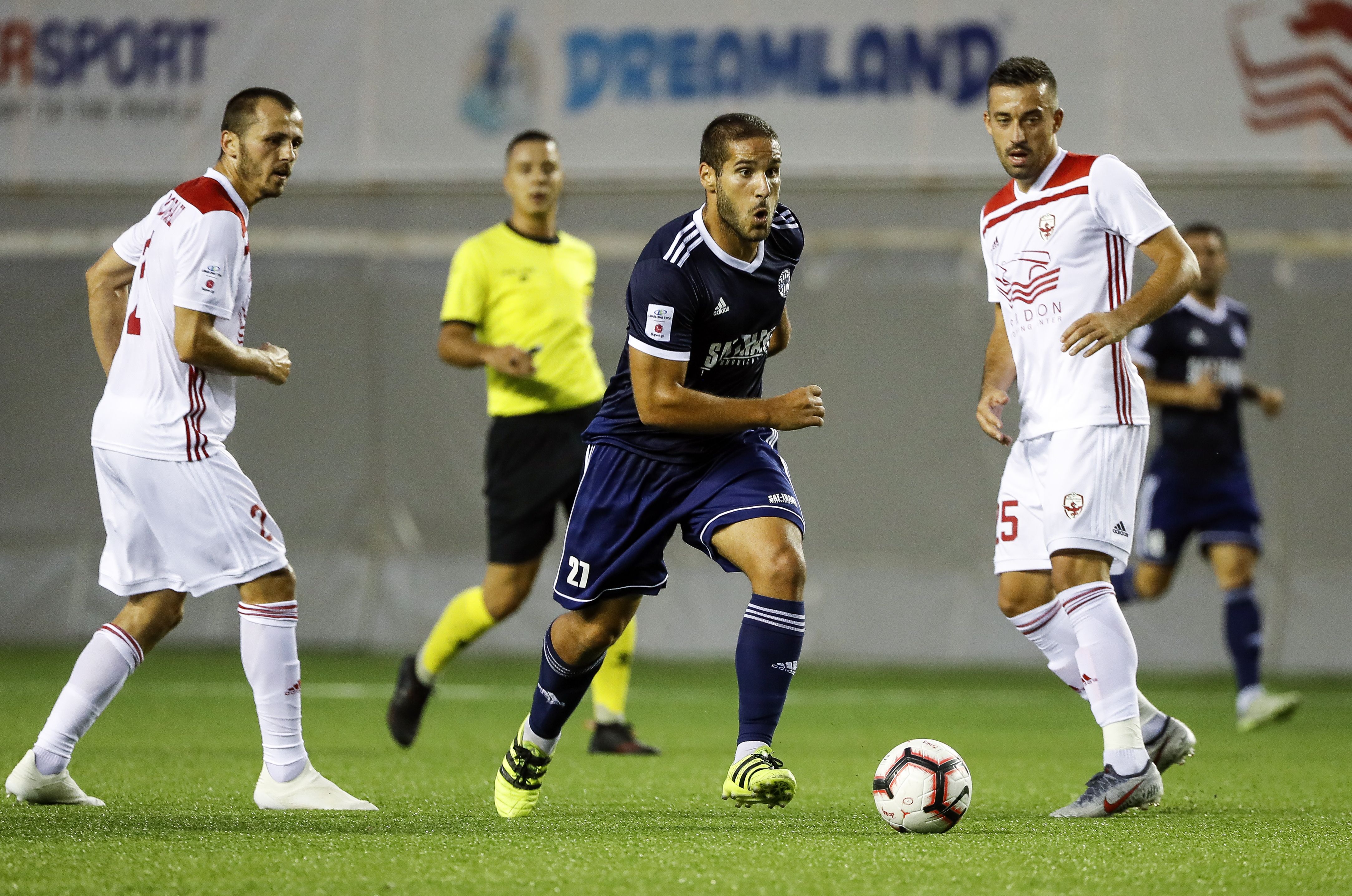 Fudbal Super League Season 2019-2020
Vozdovac v TSC Backa Topola
Nenad Lukic (C) Milos Bosancic (L) and Nemanja Nikolic (R)
Beograd, 19.07.2019.
foto: Srdjan Stevanovic/Starsportphoto ©