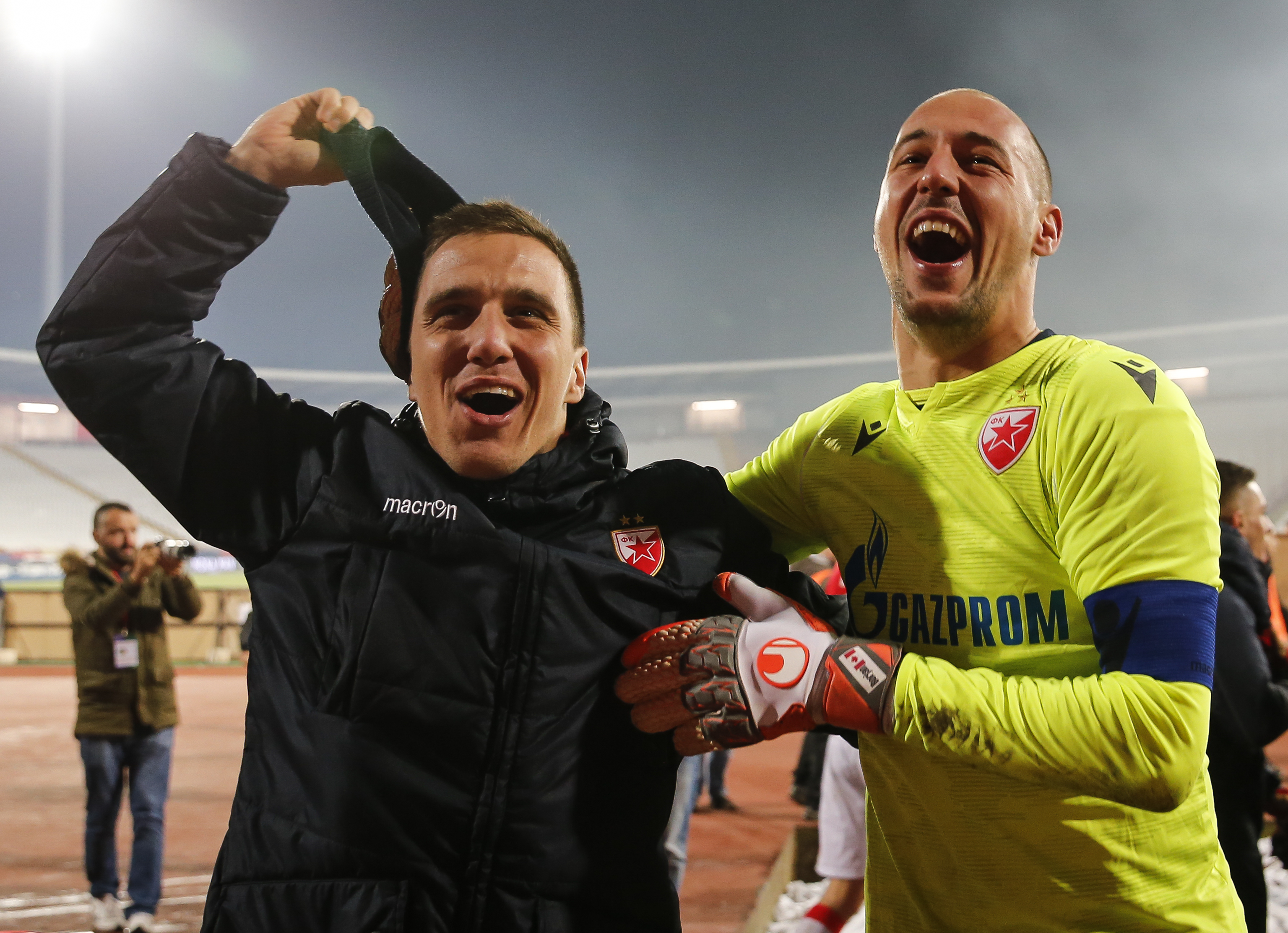 Fudbal Super League Season 2019-2020
Crvena Zvezda v Cukaricki
Branko Jovicic (L) and goalkeeper Milan Borjan
Beograd, 15.12.2019.
foto: Srdjan Stevanovic/Starsportphoto ©