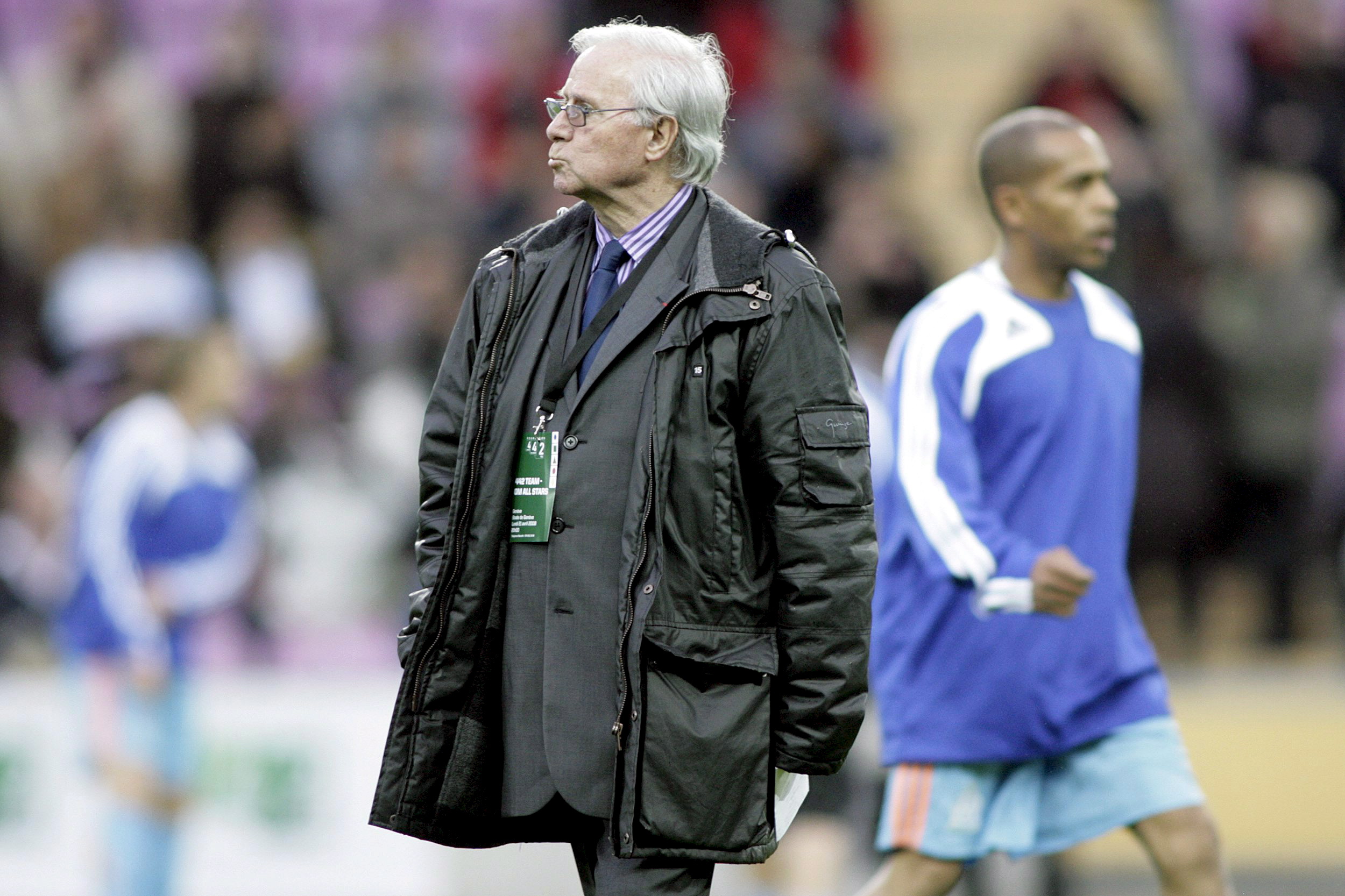 OM All Stars coach French Michel Hidalgo