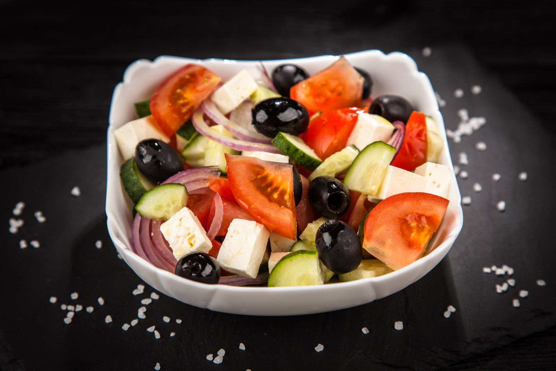 Tasty and healthy greek salad,Image: 297412009, License: Royalty-free, Restrictions: , Model Release: no, Credit line: George Dolgikh / Alamy / Alamy / Profimedia