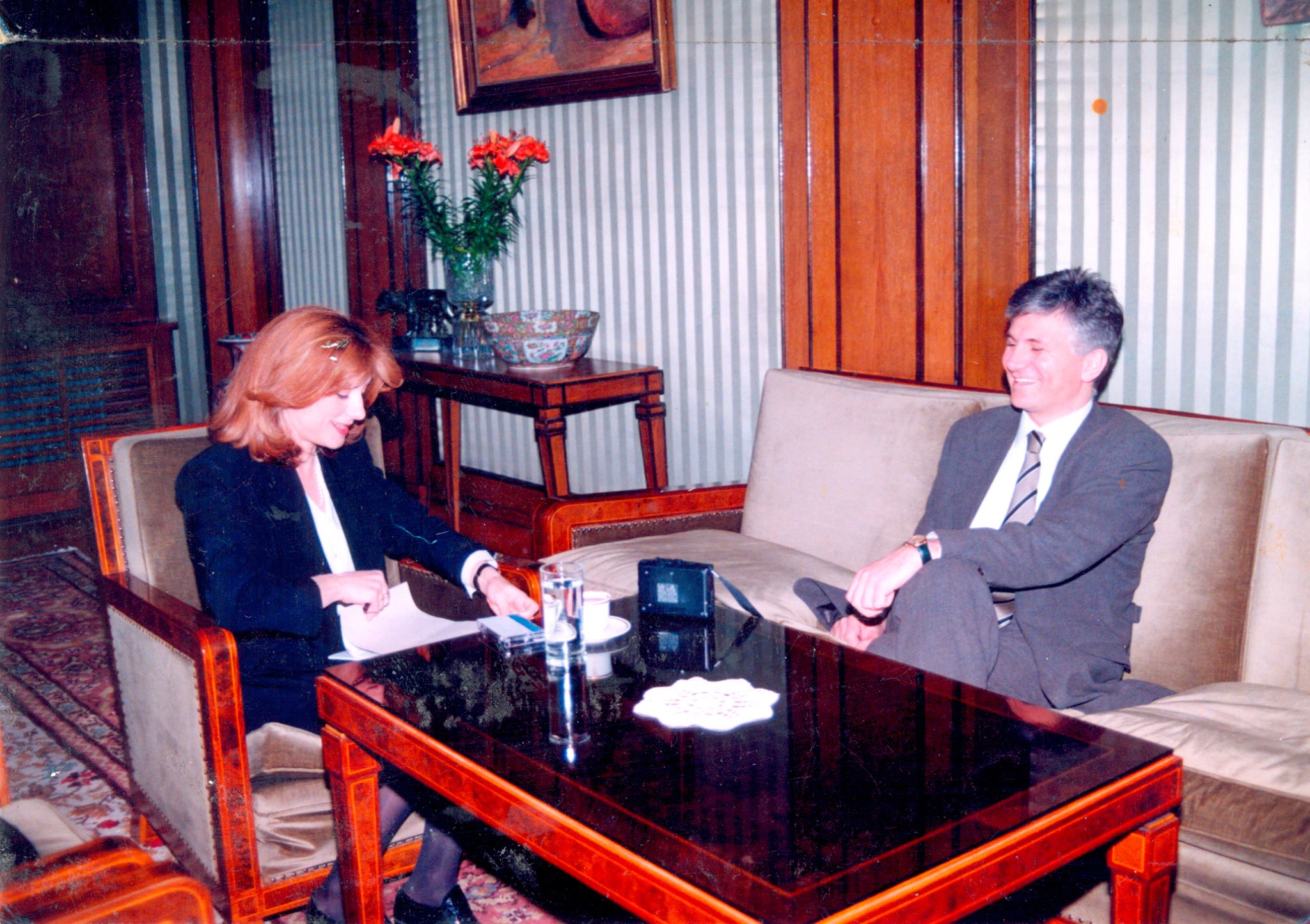 Vesna Malisic i Zoran Djindjic