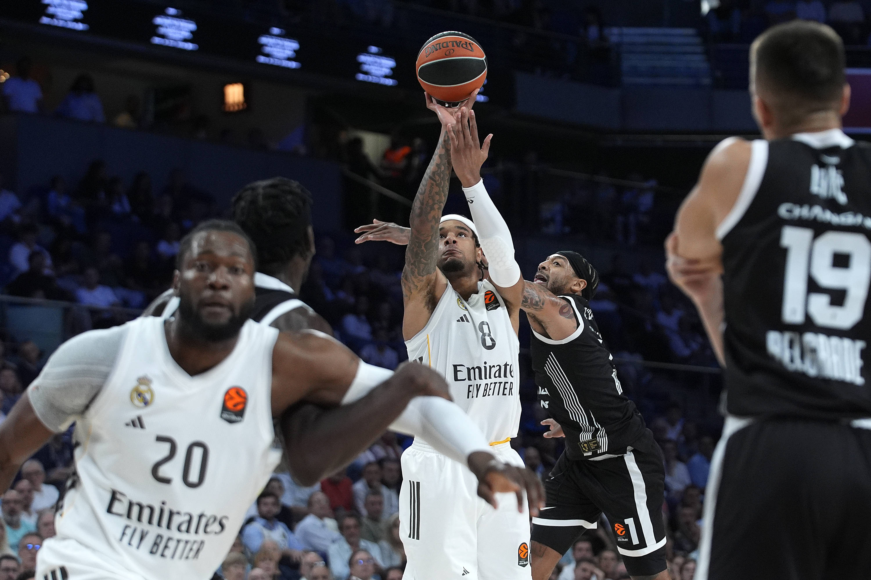 REAL MADRID v PARTIZAN MOZZART BET BELGRADE. EUROLEAGUE 2025/2026. REGULAR SEASON. ROUND 2.