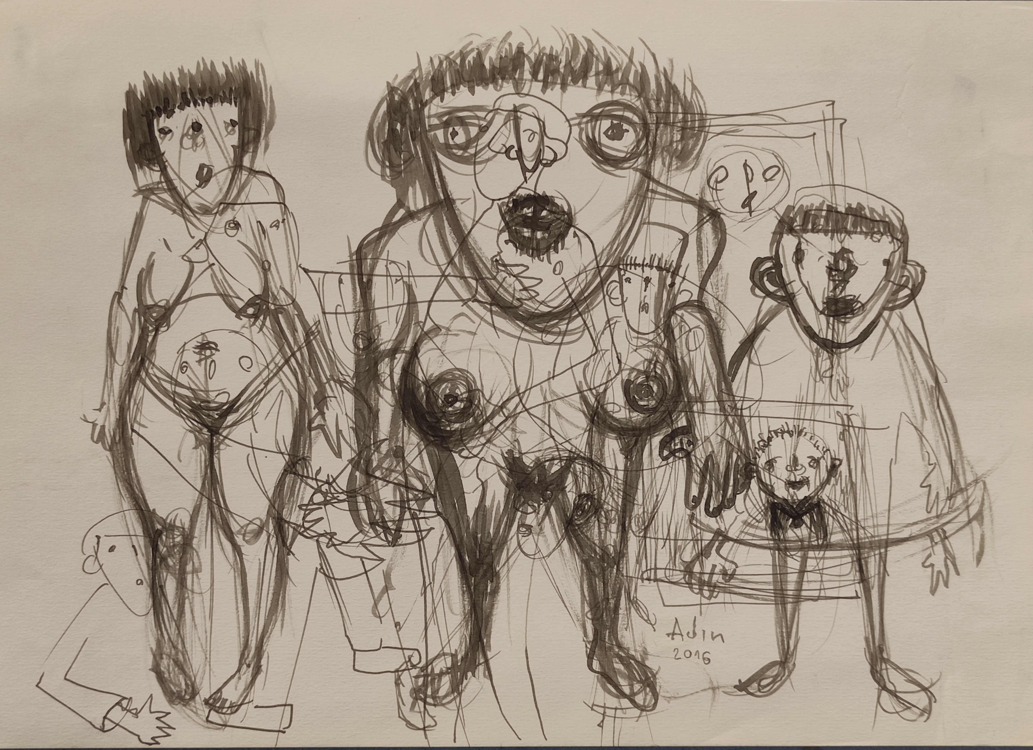 Adin Rastoder - Crtež na papiru