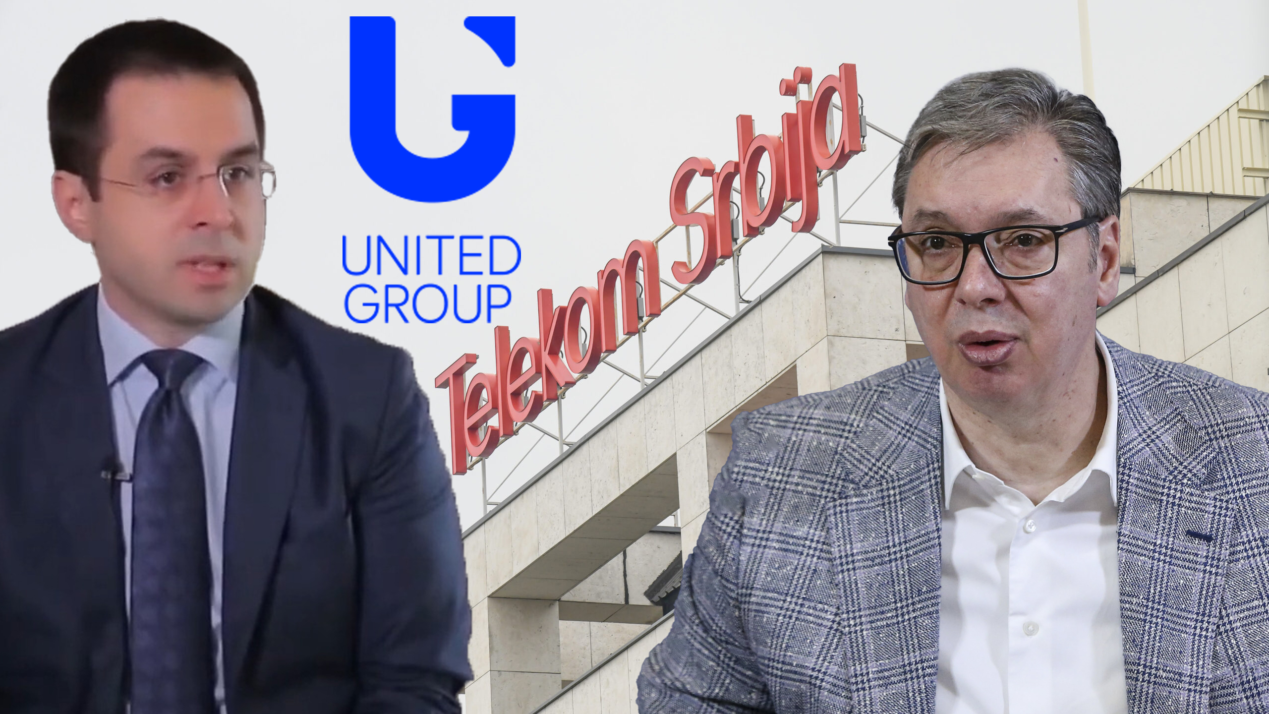 Bogdan Gecić i Aleksandar Vučić i pokrivalice za United grupa i Telekom, kombo
Foto: Goran Srdanov/Nova.rs/N1/F.S./ATAImages
