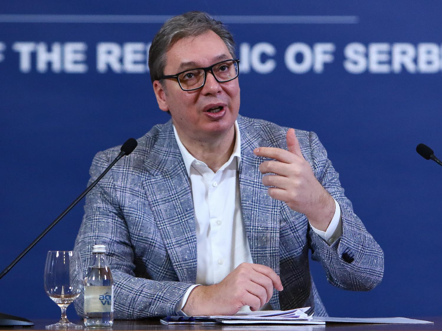 Mesto: Beograd
Datum: Sun Jan 04 11:41:21 CET 2026
Dogadjaj: POLITIKA - Izjava za novinare predsednika Srbije Aleksandra Vučića posle sednice Saveta za nacionalnu bezbednost
Fotoreporter: Milica Vučković
Ličnosti: Aleksandar Vučić
Izvor: FoNet