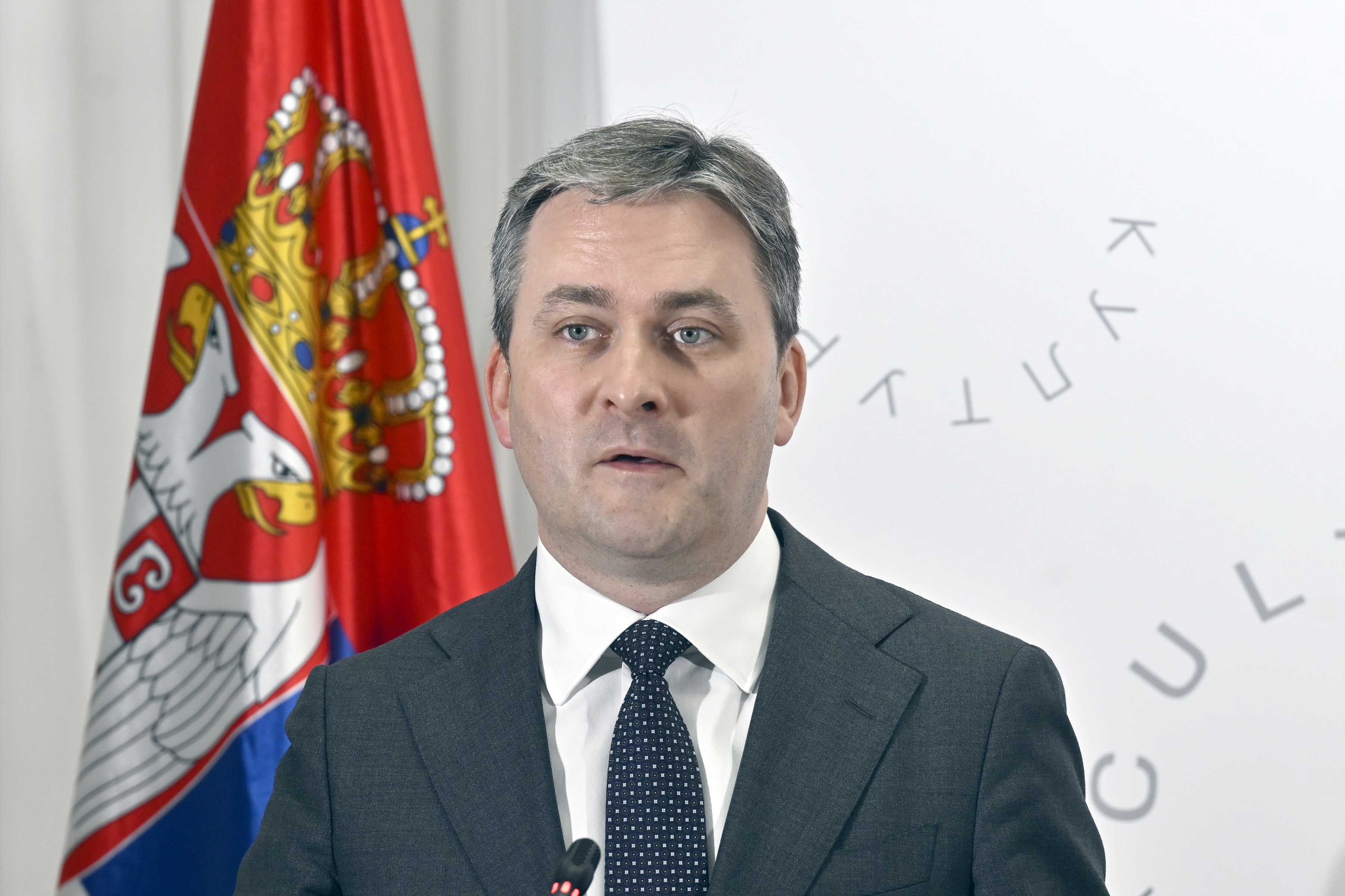 The Minister of Culture of the Government of the Republic of Serbia, Nikola Selakovic, held a press conference on the occasion of the presentation of a silver candlestick from the court of the Obrenovic dynasty for the Historical Museum of Serbia.