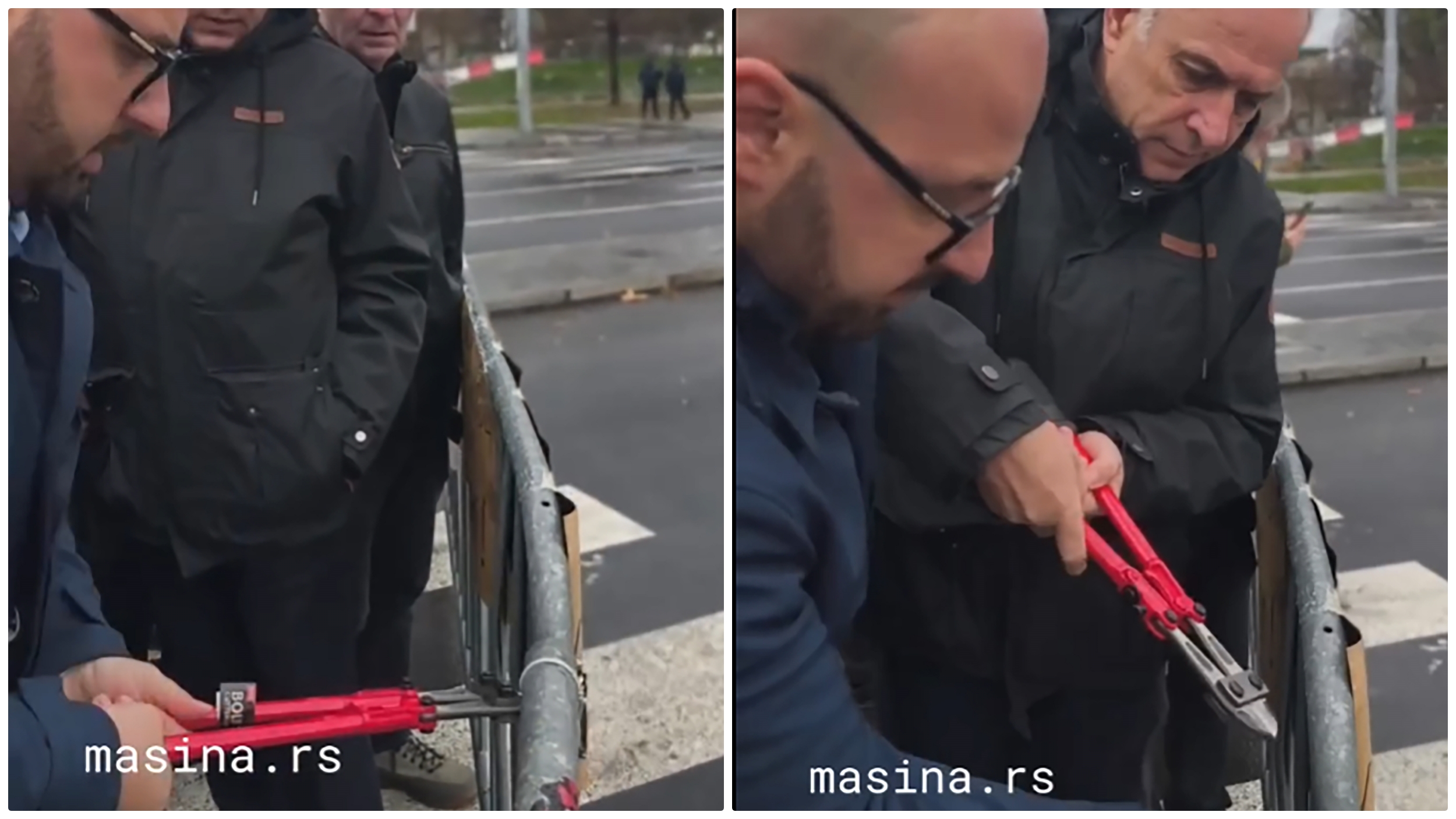 collage probijanje ograde