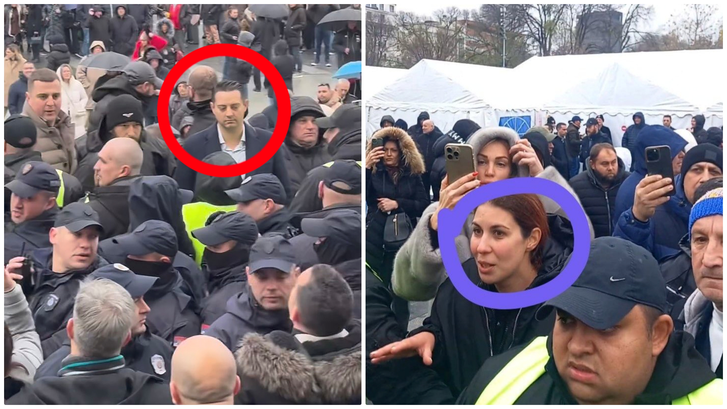 Strahinja Kukić, predsednik Skupštine opštine Savski venac   Marija Bojović, supruga većnika Opštine Palilula, u radno vreme umesto da je u pogonu Gradske čistoće, ruši ustavni poredak naše zemlje tako što je u Ćacilendu