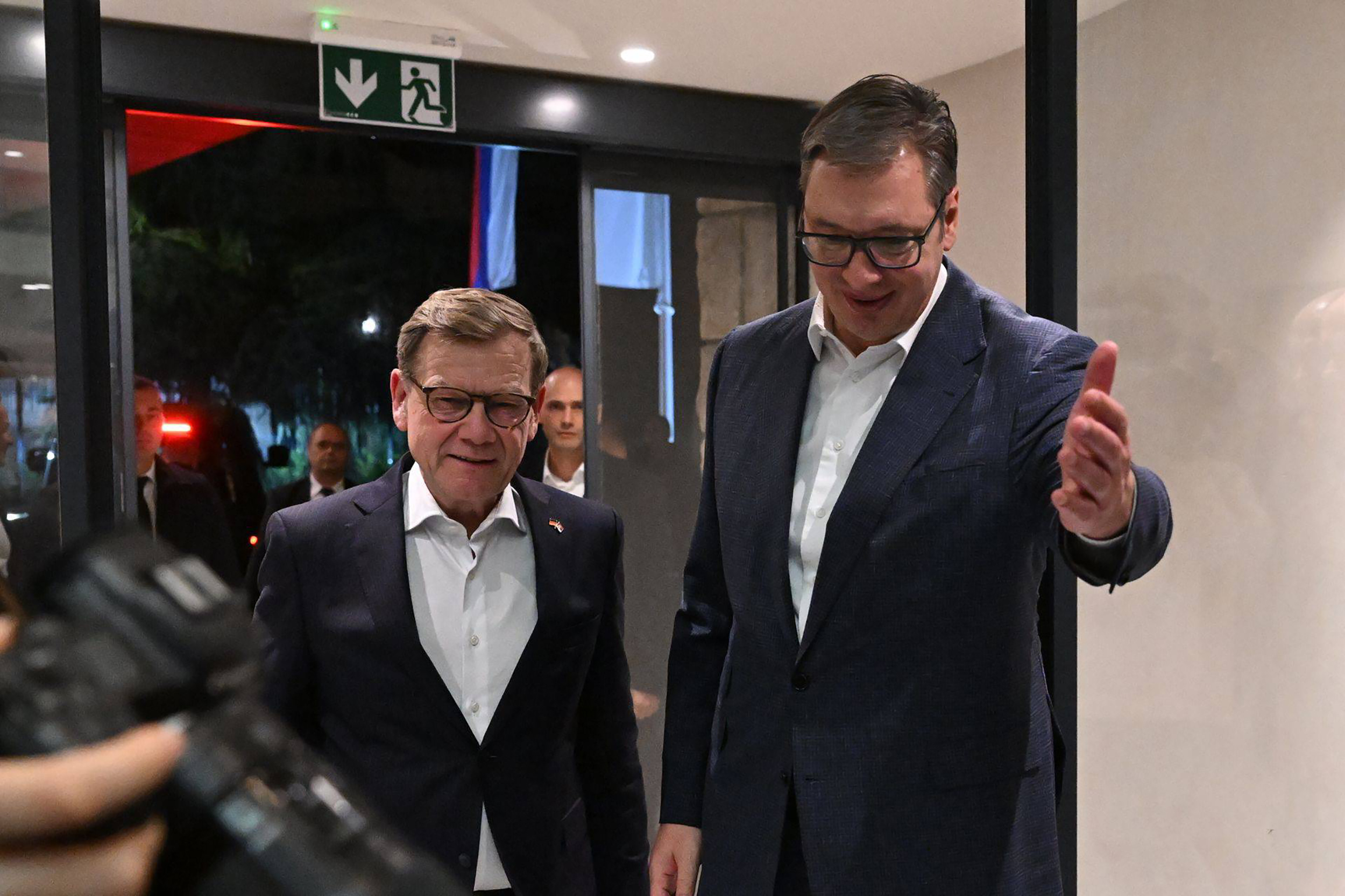 JOHAN VADEFUL  Beograd, 17.11.2025. - Predsednik Srbije Aleksandar Vucic i ministar spoljnih poslova Nemacke Johan Vadeful sastali su se danas u Beogradu,  (BETAPHOTO/Predsednistvo Srbije/Dimitrije Goll)