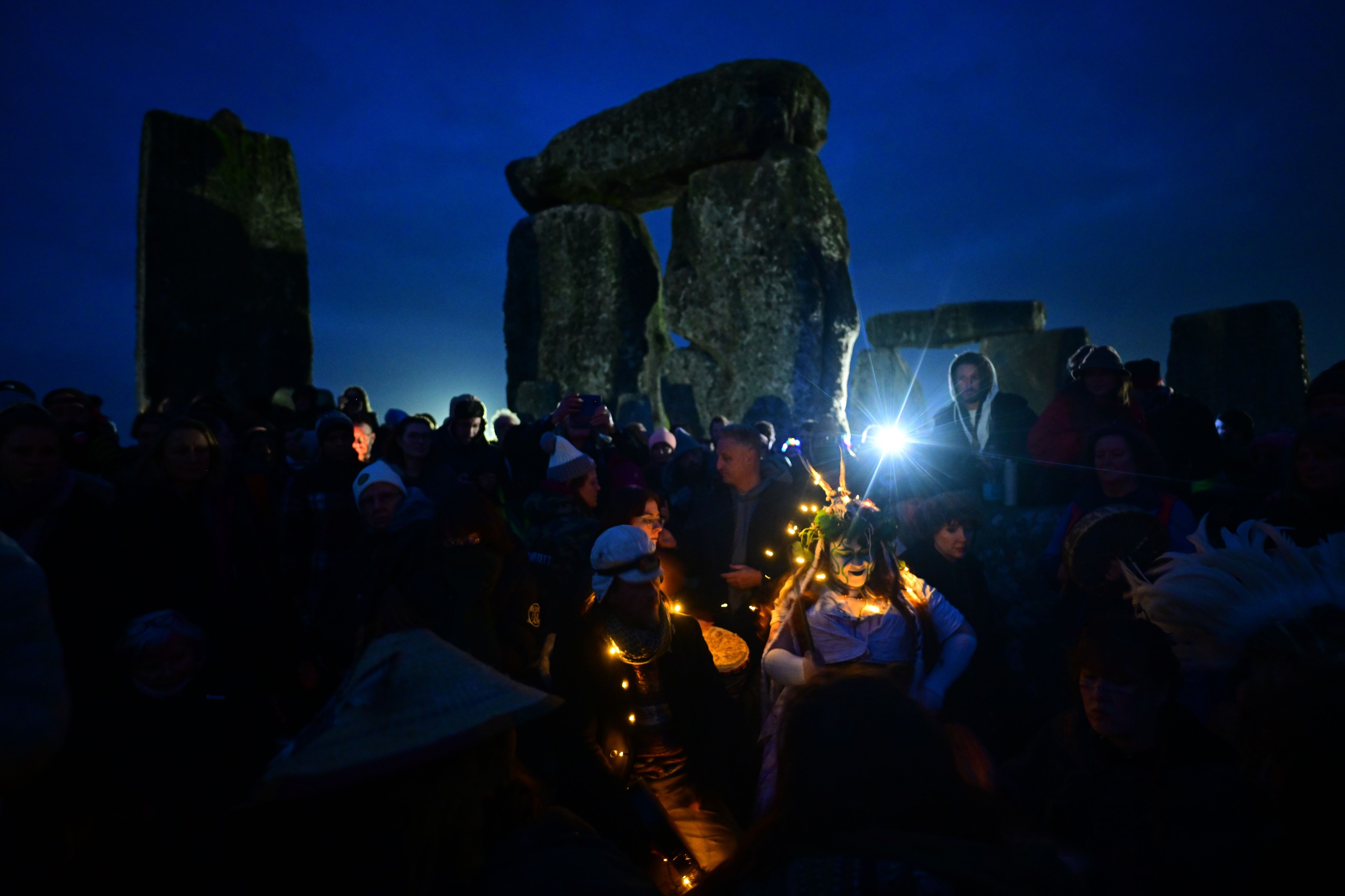 Winter Solstice at Stonehenge, Salisbury Plain, Wiltshire, UK - 21 Dec 2025