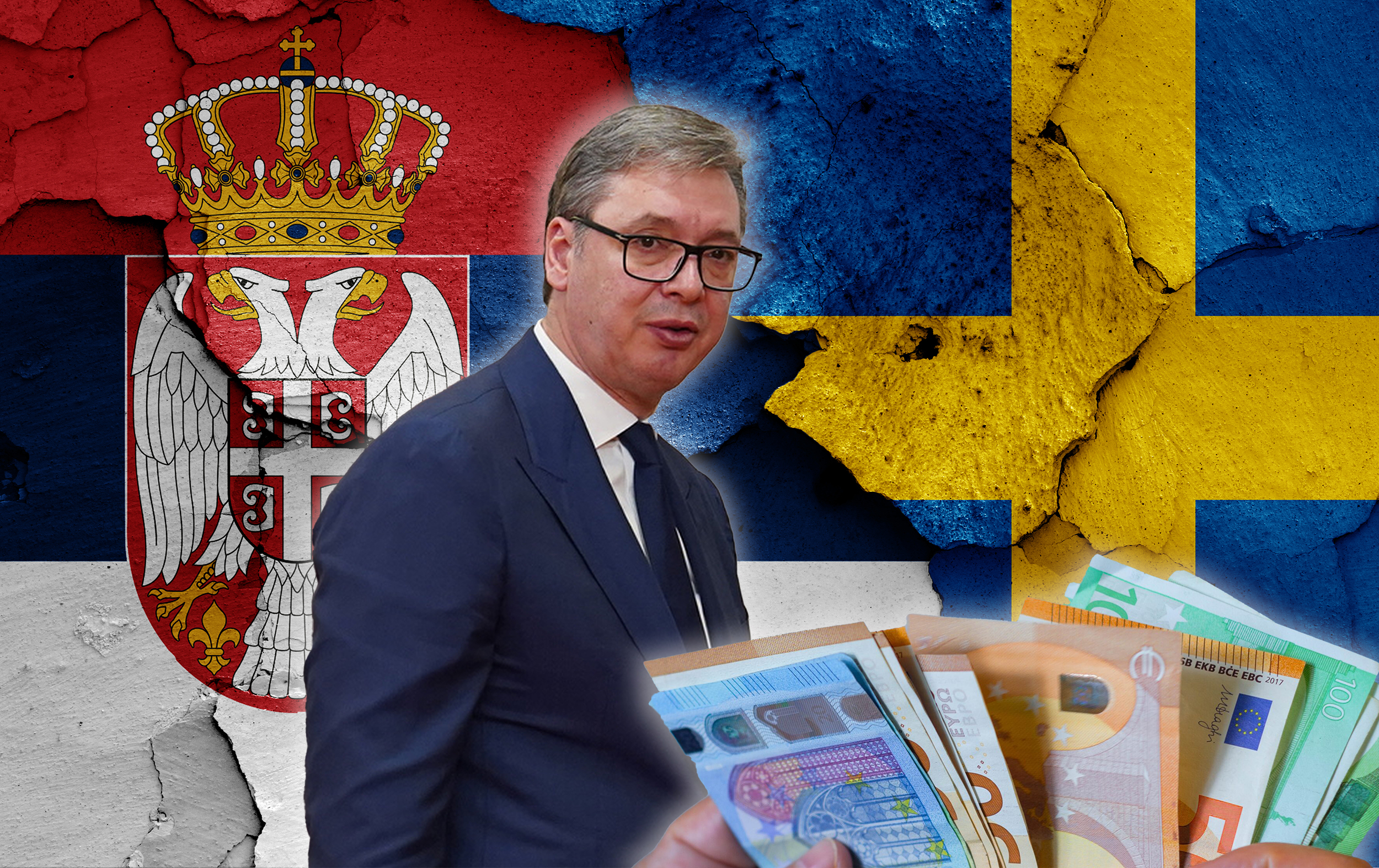 Švedska obustavlja pomoć Vladi Srbije: Razlog - korupcija, problemi sa slobodom medija i vladavinom prava, novac preusmeravaju na civilno društvo, može vučić, neka švedska iliustracija, novac KOMBO