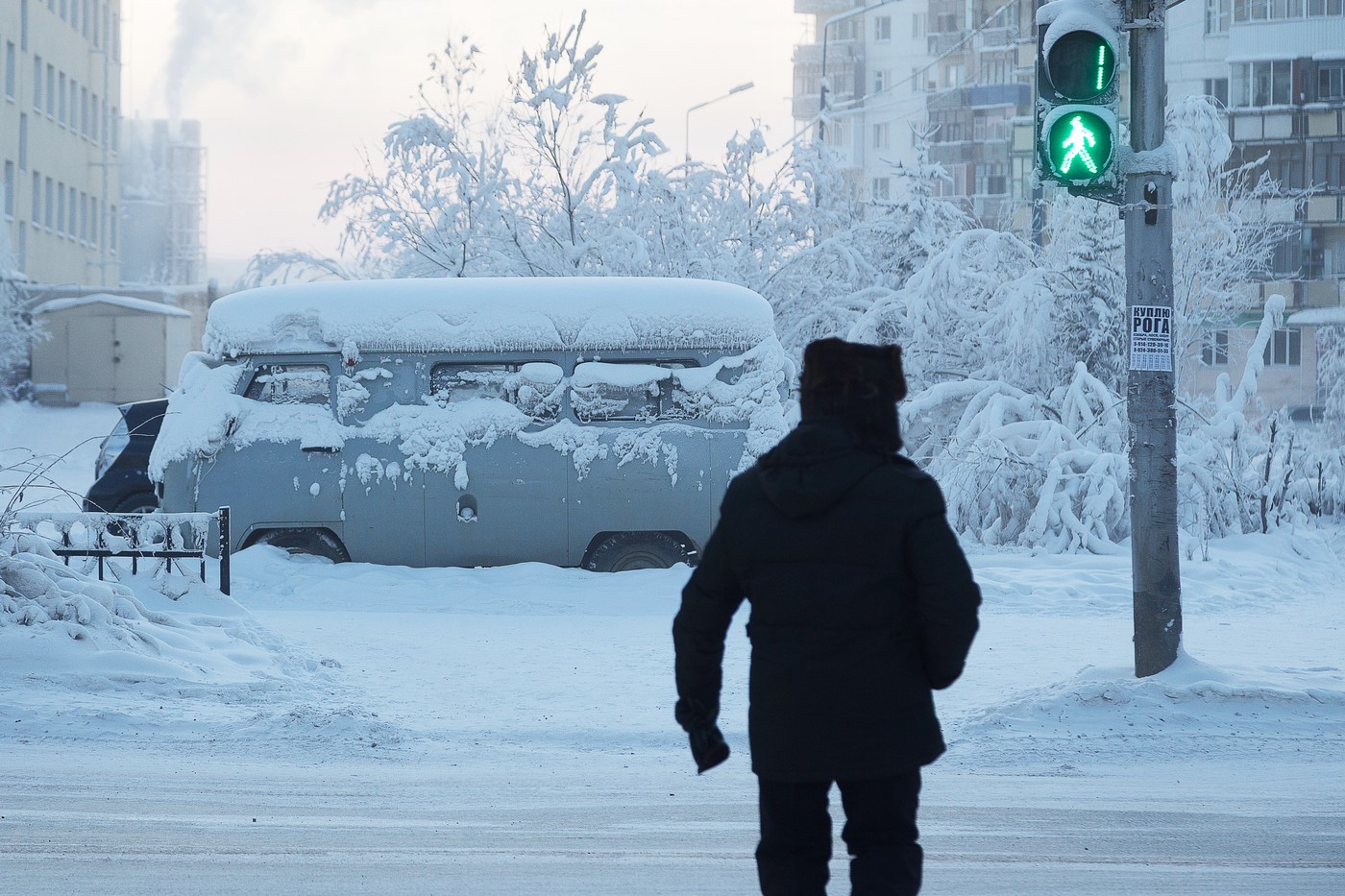 Russia: Freezing winter in Yakutsk, Russia