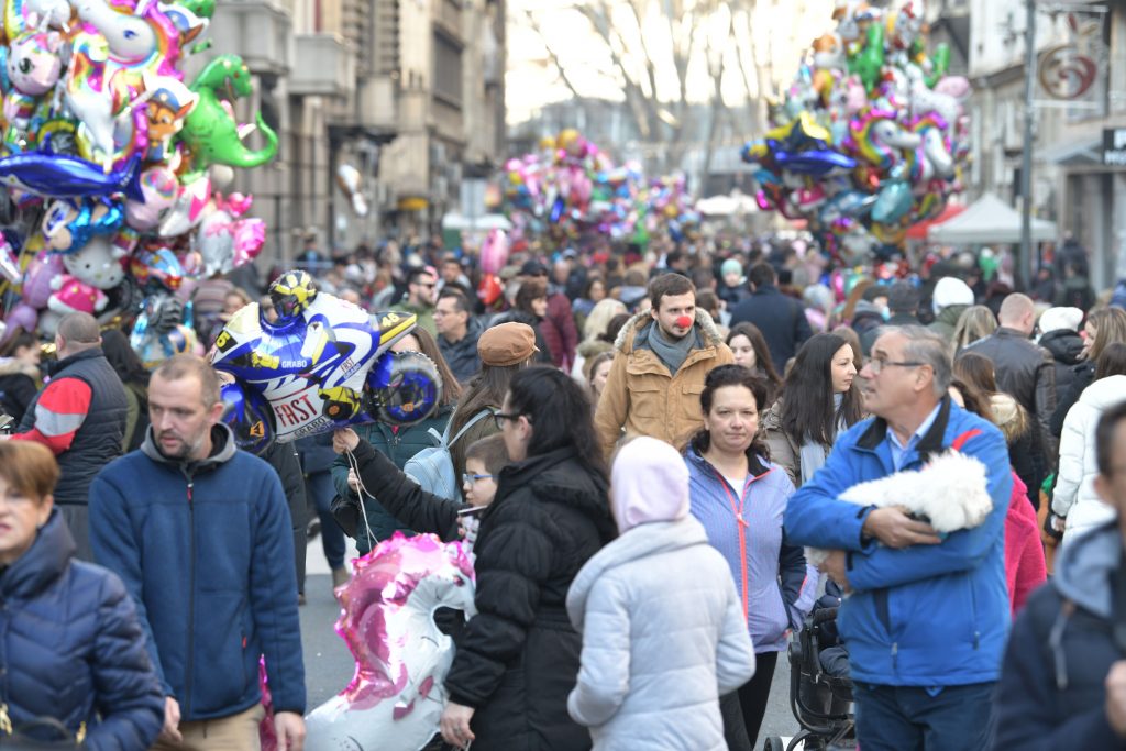 Beograd, 01.01.2022. Nova godina, Svetogorska ulica, Ulica otvorenog srca, tradicionalna novogodišnja proslava Foto: Goran Srdanov/Nova.rs